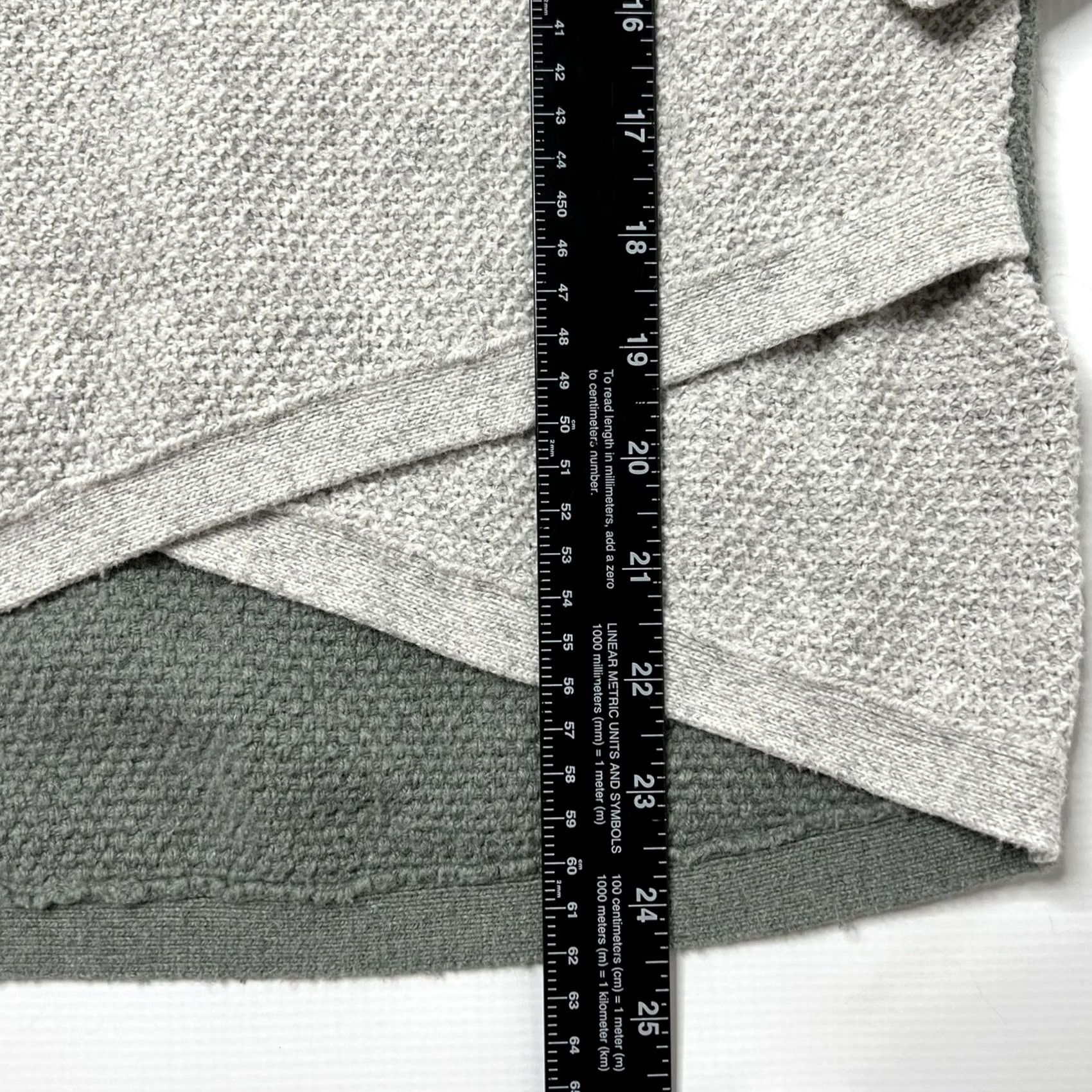 Madewell Madewell Sweater Womens XS Gray Sage Green Causal Knit Crew Neck Dolman Sleeve Pullove r Multicolor Pattern Geometric 60s? Size XS / US 0-2 / IT 36-38 - 5 Thumbnail