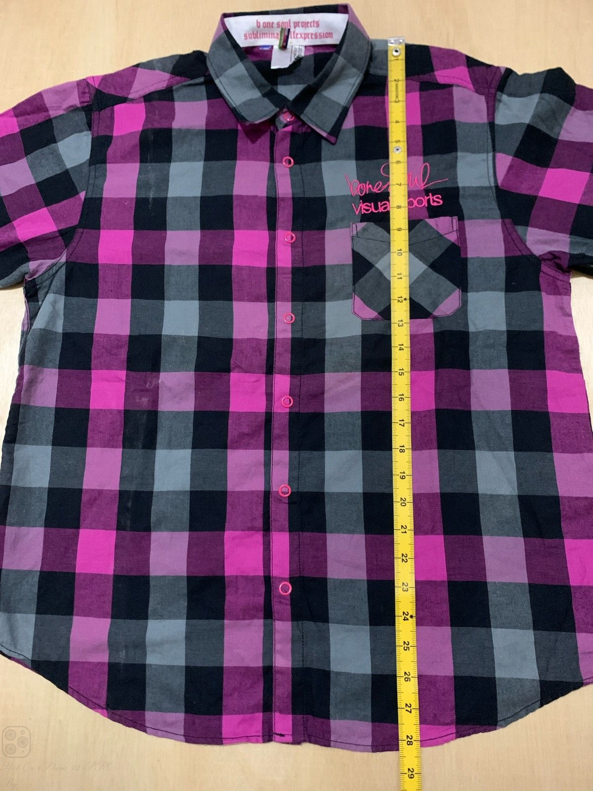Japanese Brand Y2k B one soul projects ifsixwasnine Punk style shirt Size US L / EU 52-54 / 3 - 12 Thumbnail