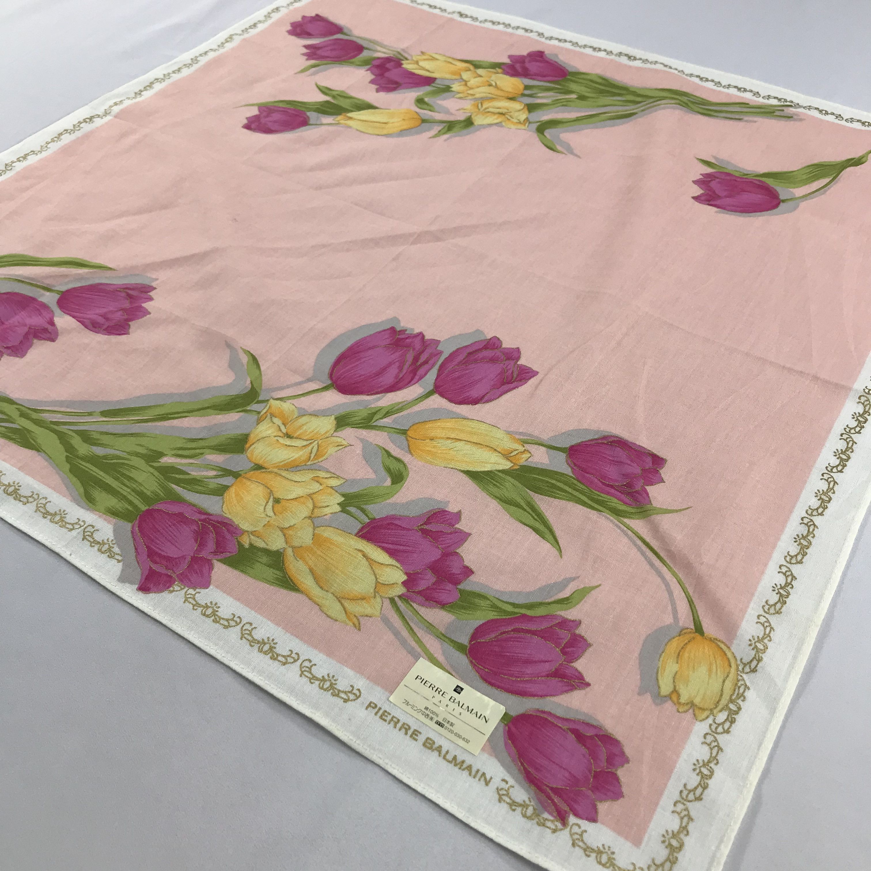Pierre Balmain × Vintage Pierre Balmain Bandana / Handkerchief / Neckerchief - S2400 Size ONE SIZE - 2 Thumbnail
