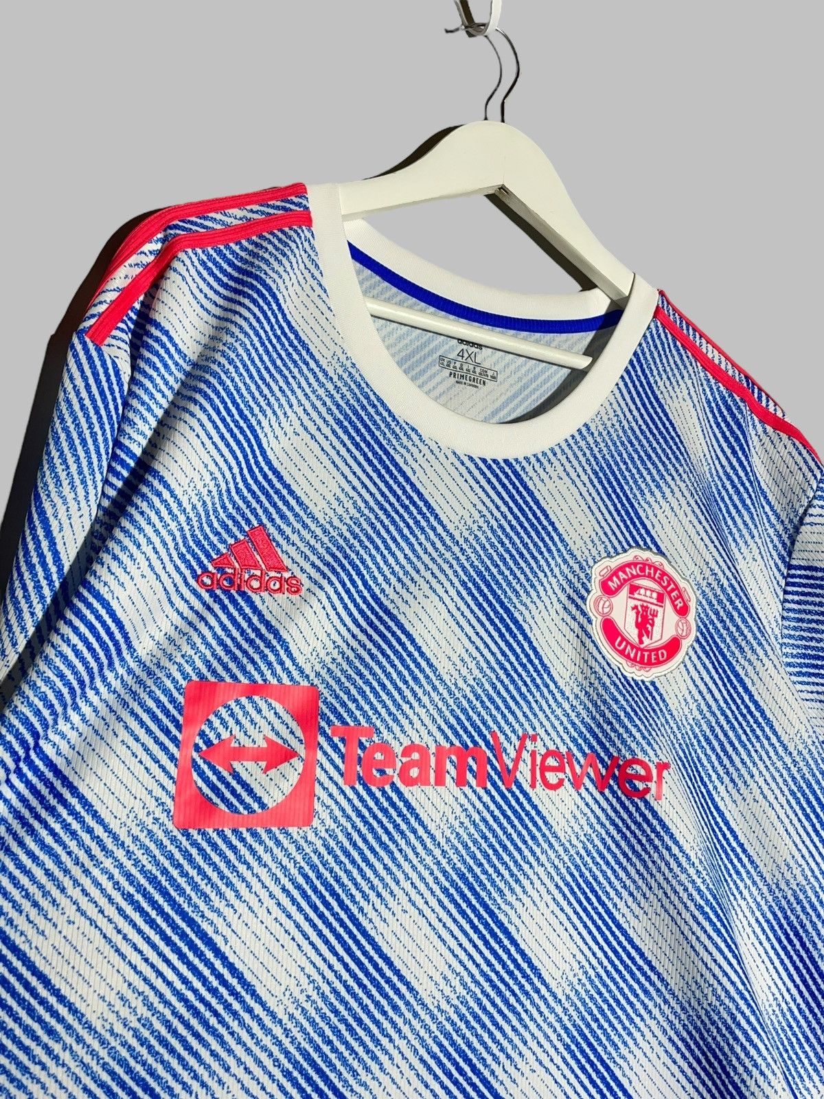 Adidas Manchester United Adidas 2021/22 Away Football Shirt Size US XXL / EU 58 / 5 - 7 Thumbnail
