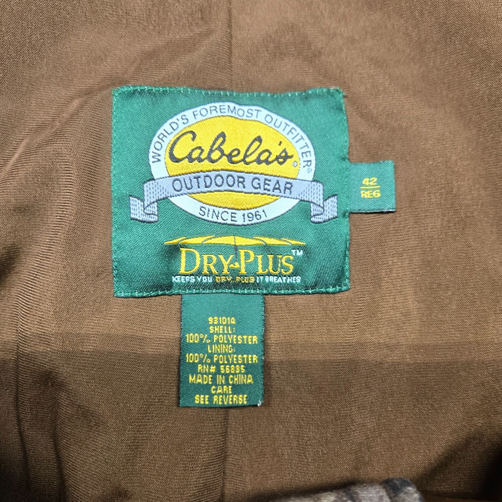 Vintage VINTAGE Cabela's Camouflage Hunting Pants Adult Men's Size 42 x 30 Lined Outerwear Size US 42 / EU 58 - 3 Thumbnail
