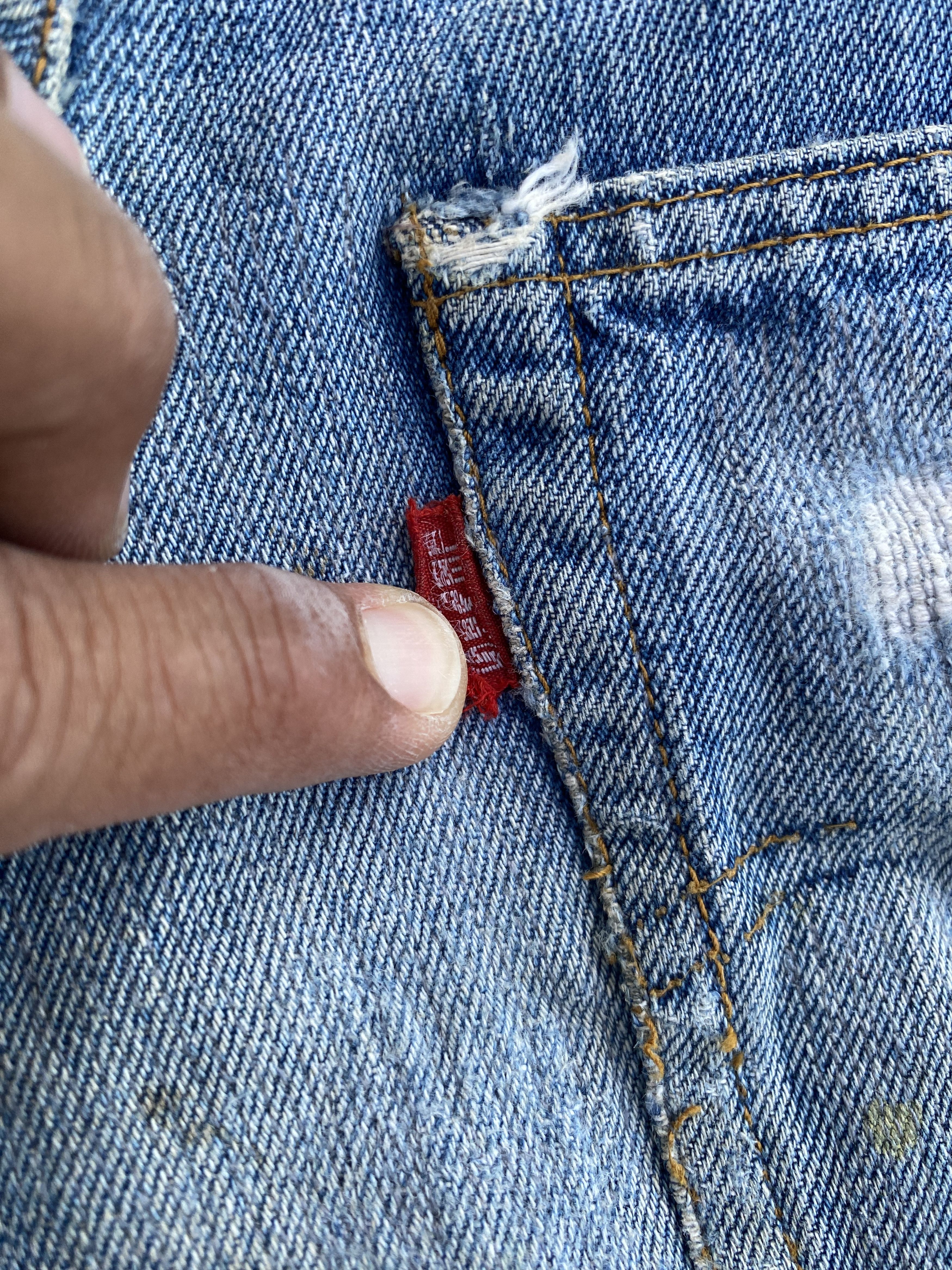 Levi's × Vintage Vintage 60/70s Levis 501 Big E Redline #6 Selvedge Jeans Size US 28 / EU 44 - 11 Thumbnail