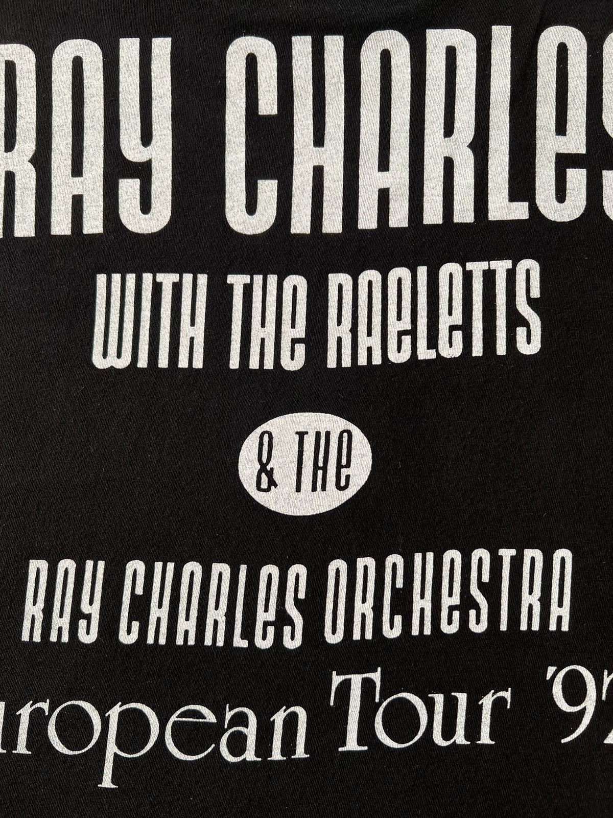 Band Tees Vintage 1992 Ray Charles with The Raelettes Jazz Soul Tshirt Size US L / EU 52-54 / 3 - 18 Thumbnail