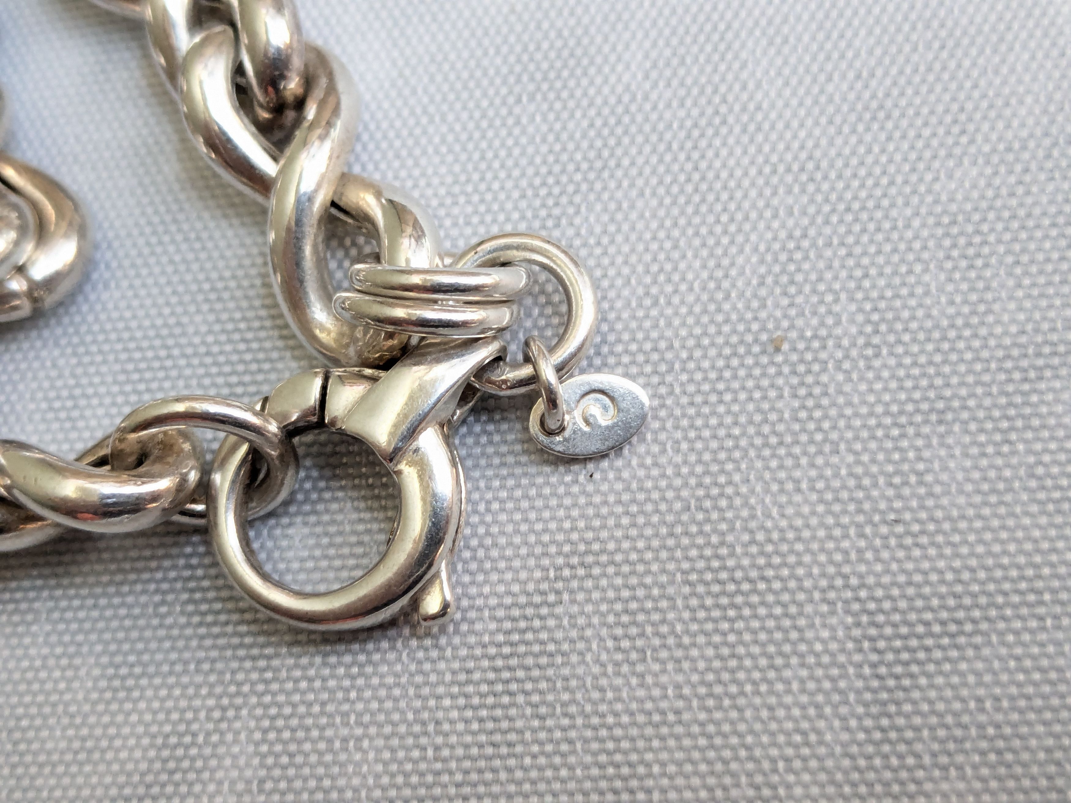 Jewelry Vintage Sterling Silver Milor Bracelet Bowtie 7" Size ONE SIZE - 6 Thumbnail