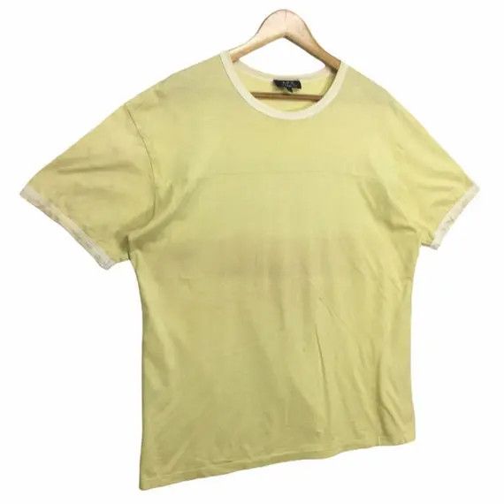 A.P.C. Vtg A.P.C Rue De Fleurus Paris Ringer Yellow Tee Shirt APC Size US M / EU 48-50 / 2 - 3 Thumbnail