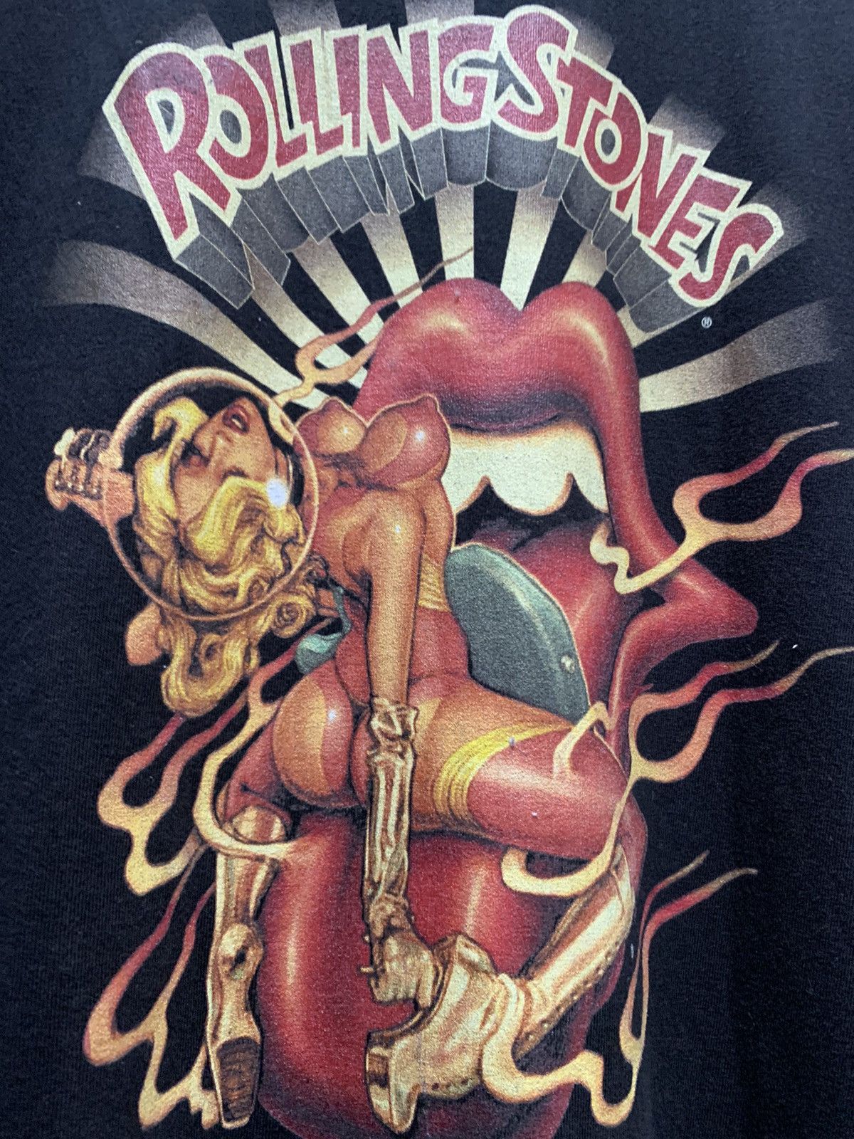 Band Tees Vintage Y2K Rockin Jelly Bean Rolling Stone Size US S / EU 44-46 / 1 - 8 Thumbnail