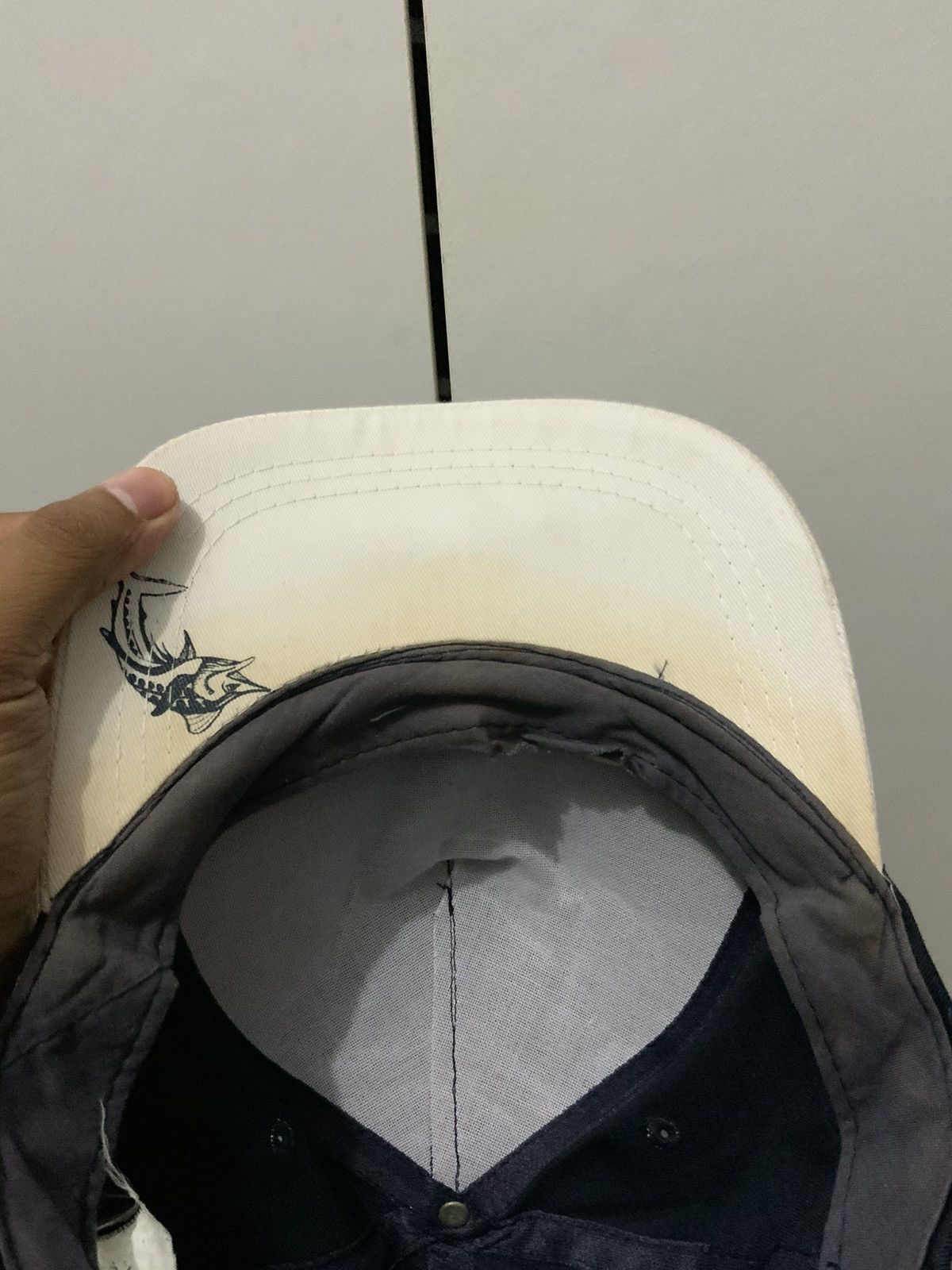 Japanese Brand Shimano Fishing Indigo Japan Hat Size ONE SIZE - 10 Thumbnail