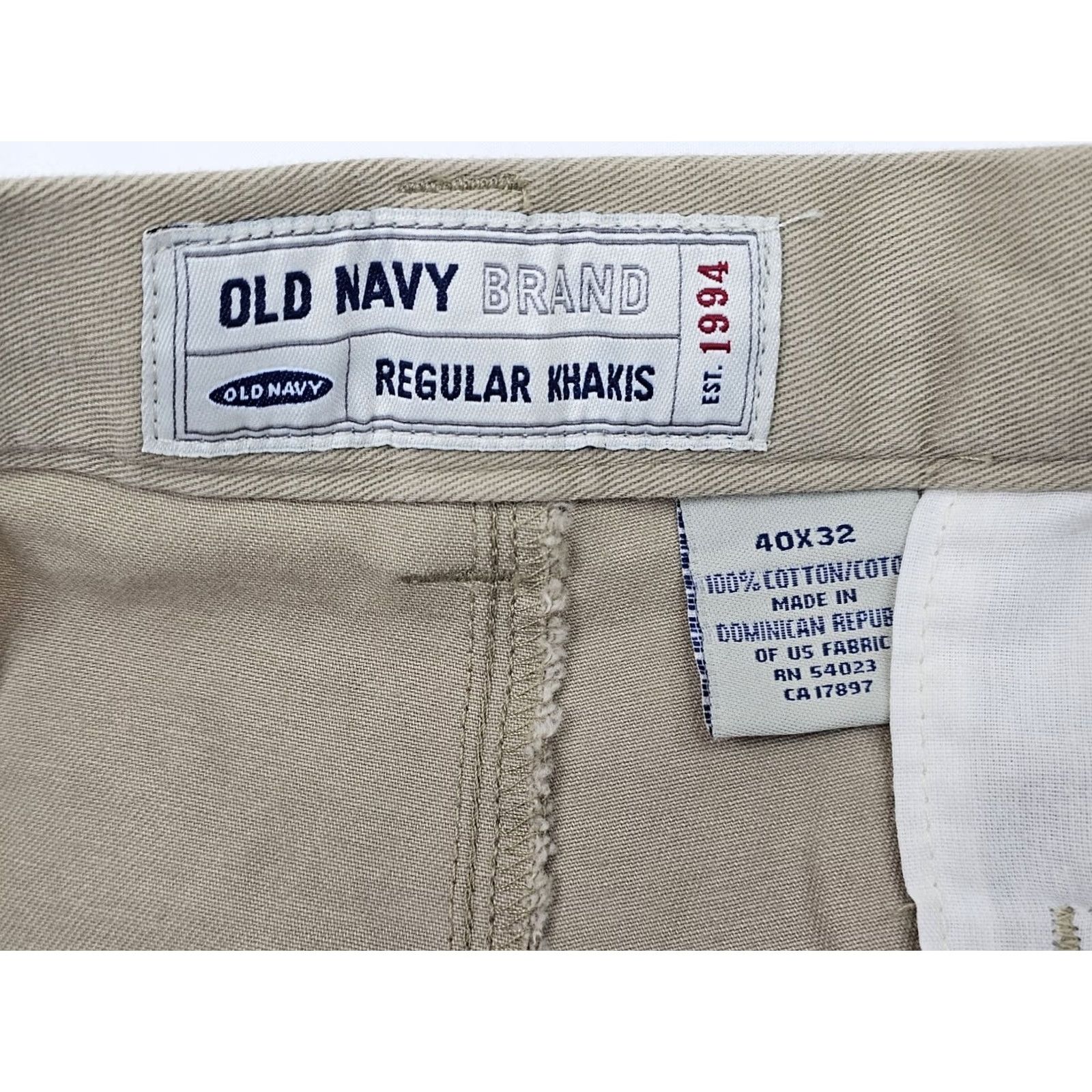 Vintage VINTAGE Old Navy Khakis Regular Fit Pants Men 38x31 Cotton Straight Leg Baggy? Size US 38 / EU 54 - 7 Thumbnail