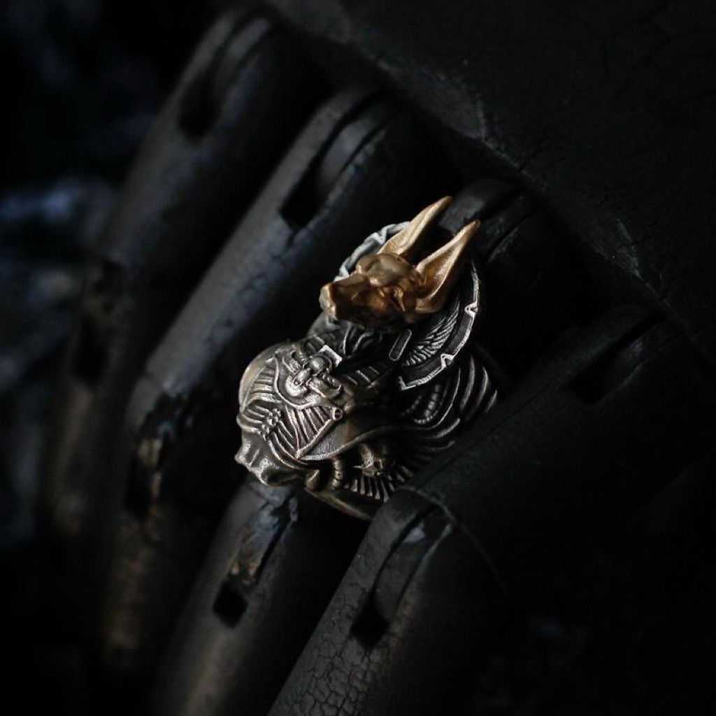 Jewelry Anubis Vibe Jewelry Rings Open Size Chrome Ring (Size 7-13) Size ONE SIZE - 4 Thumbnail