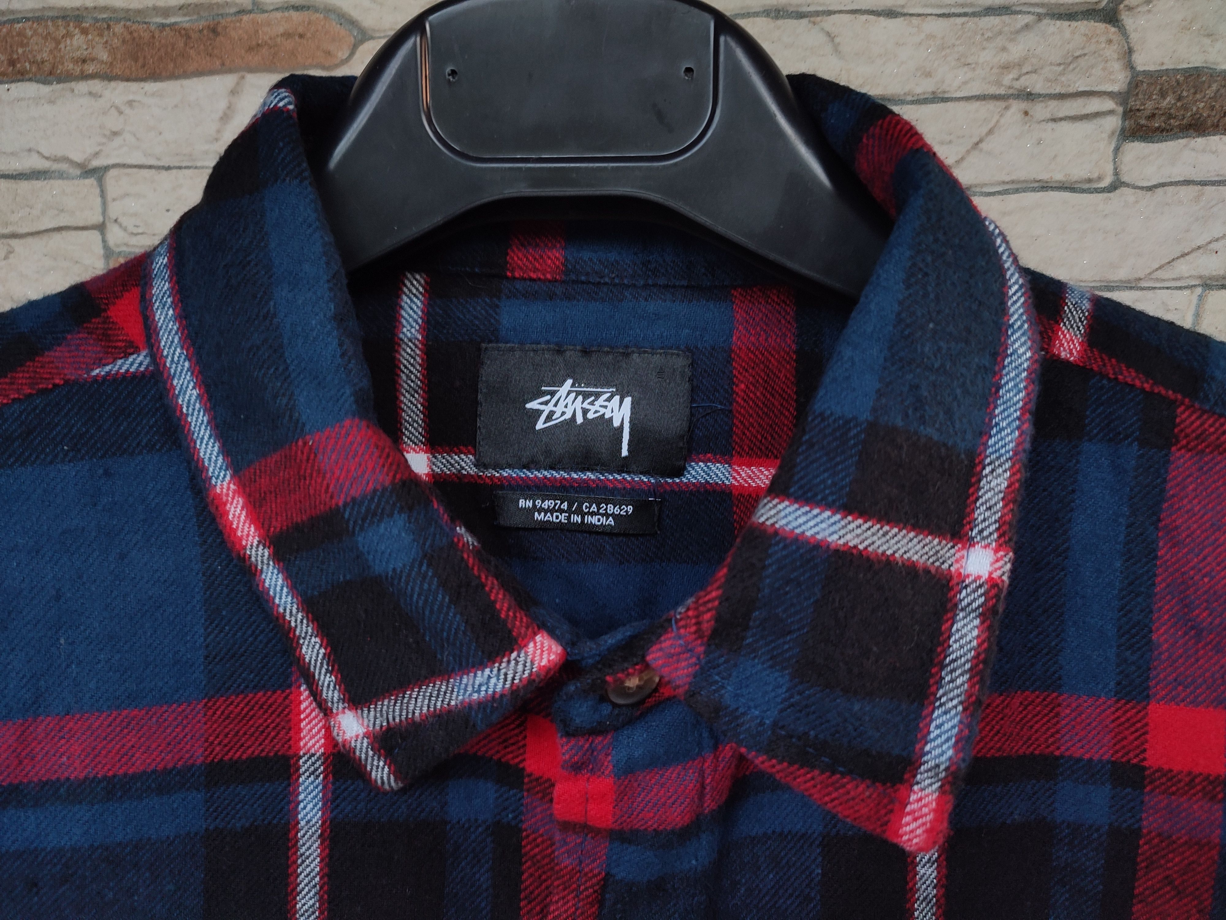 Stussy × Vintage Vintage Style Stussy Flannel Button-Up Shirt Size US M / EU 48-50 / 2 - 3 Thumbnail
