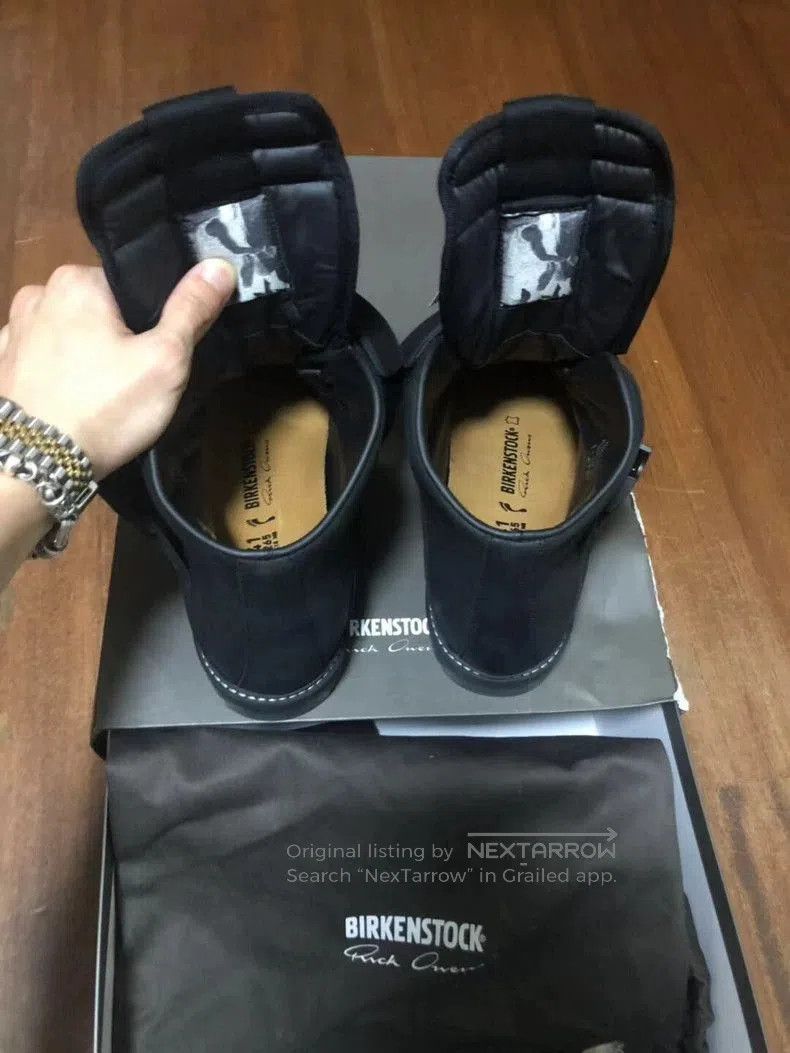 Rick Owens Rick Owens Birkenstock Black Footwear Size 43. Size US 10 / EU 43 - 2 Thumbnail