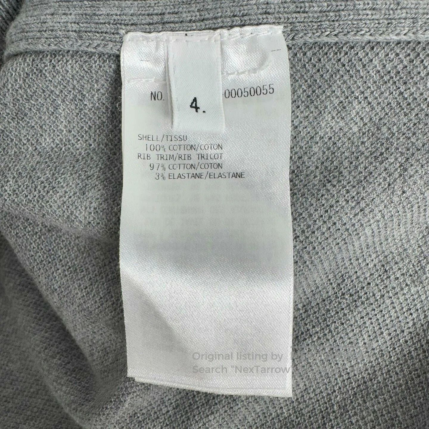Thom Browne Thom Browne Gray Short Sleeve Shirt. Size US XL / EU 56 / 4 - 4 Thumbnail