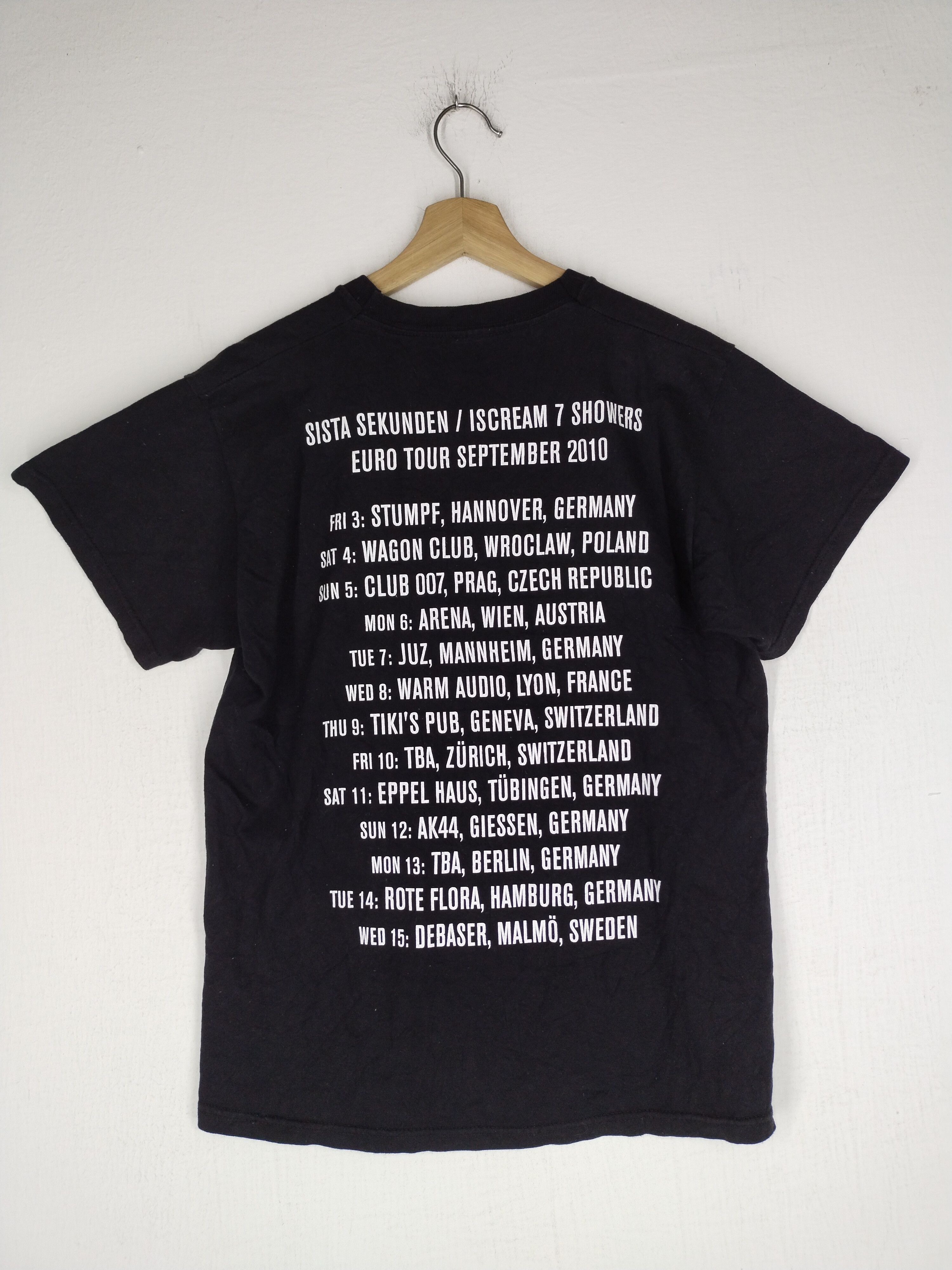 Band Tees Sista Sekunden Swedish Hardcore Punkrock Soul Tee Size US M / EU 48-50 / 2 - 5 Thumbnail