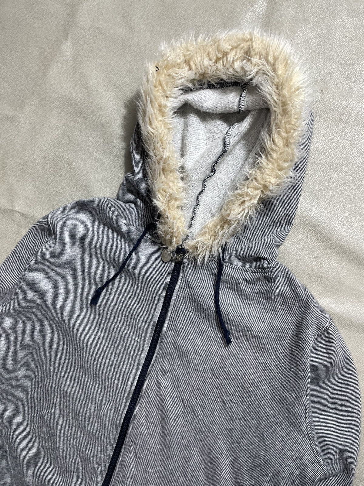 If Six Was Nine Japanese Zip Fur hoodie lgb styled Size XS / US 0-2 / IT 36-38 - 2 Thumbnail