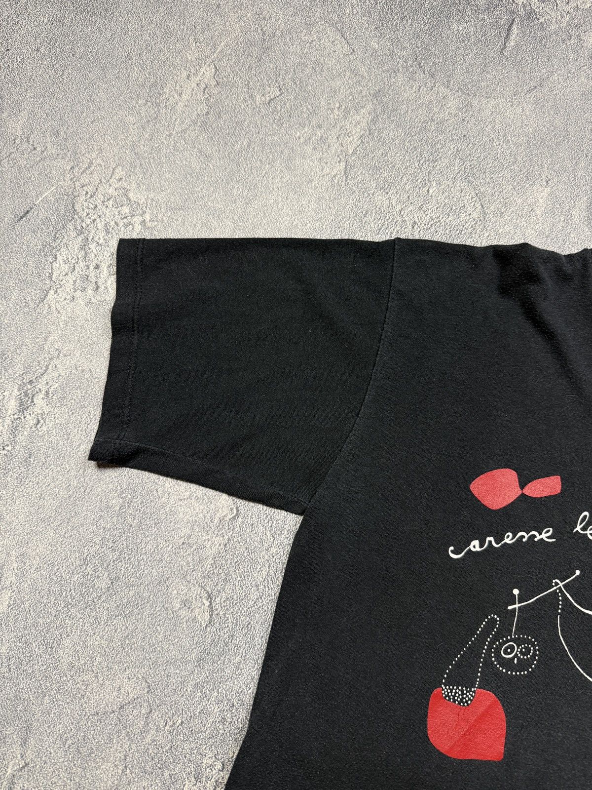 Other Vintage 1990 Succ Joan Miro Art Black Tee faded Size US XL / EU 56 / 4 - 6 Thumbnail