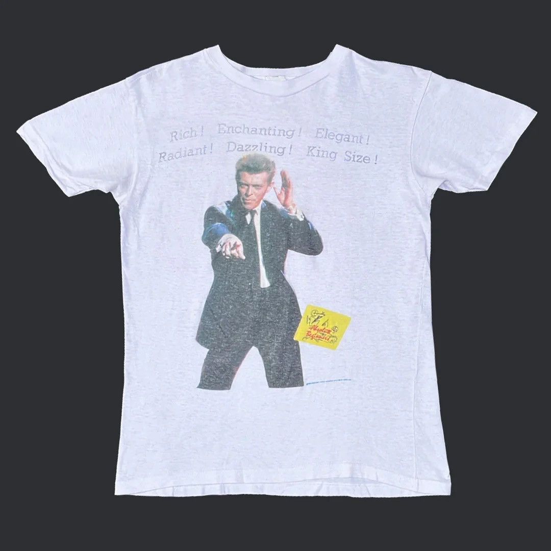 Band Tees David Bowie 1986 86 80s Vintage Absolute Beginners T-Shirt Size US L / EU 52-54 / 3 - 1 Thumbnail