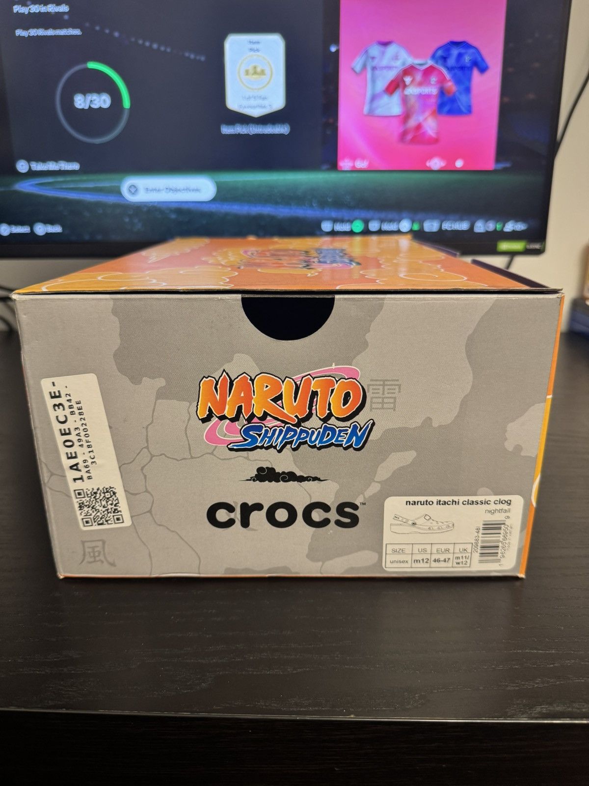 Crocs Naruto Itachi Crocs Classic Clog Size US 12 / EU 45 - 9 Thumbnail