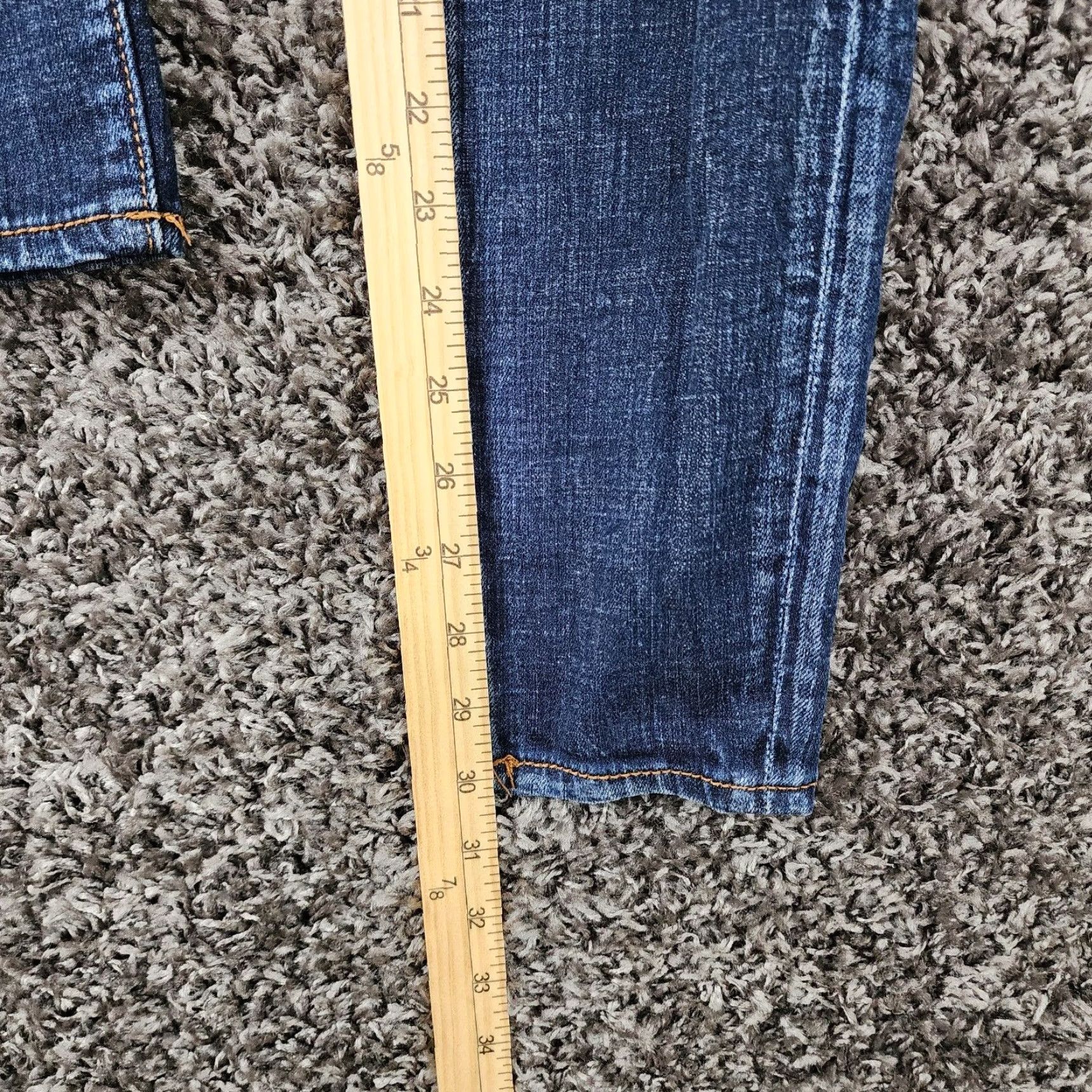 American Eagle Outfitters VINTAGE? No. Actually: AMERICAN EAGLE OUTLET Distressed Jeggings Jeans Women Size 2 28x30 Blue Size 26" / US 2 / IT 38 - 6 Thumbnail