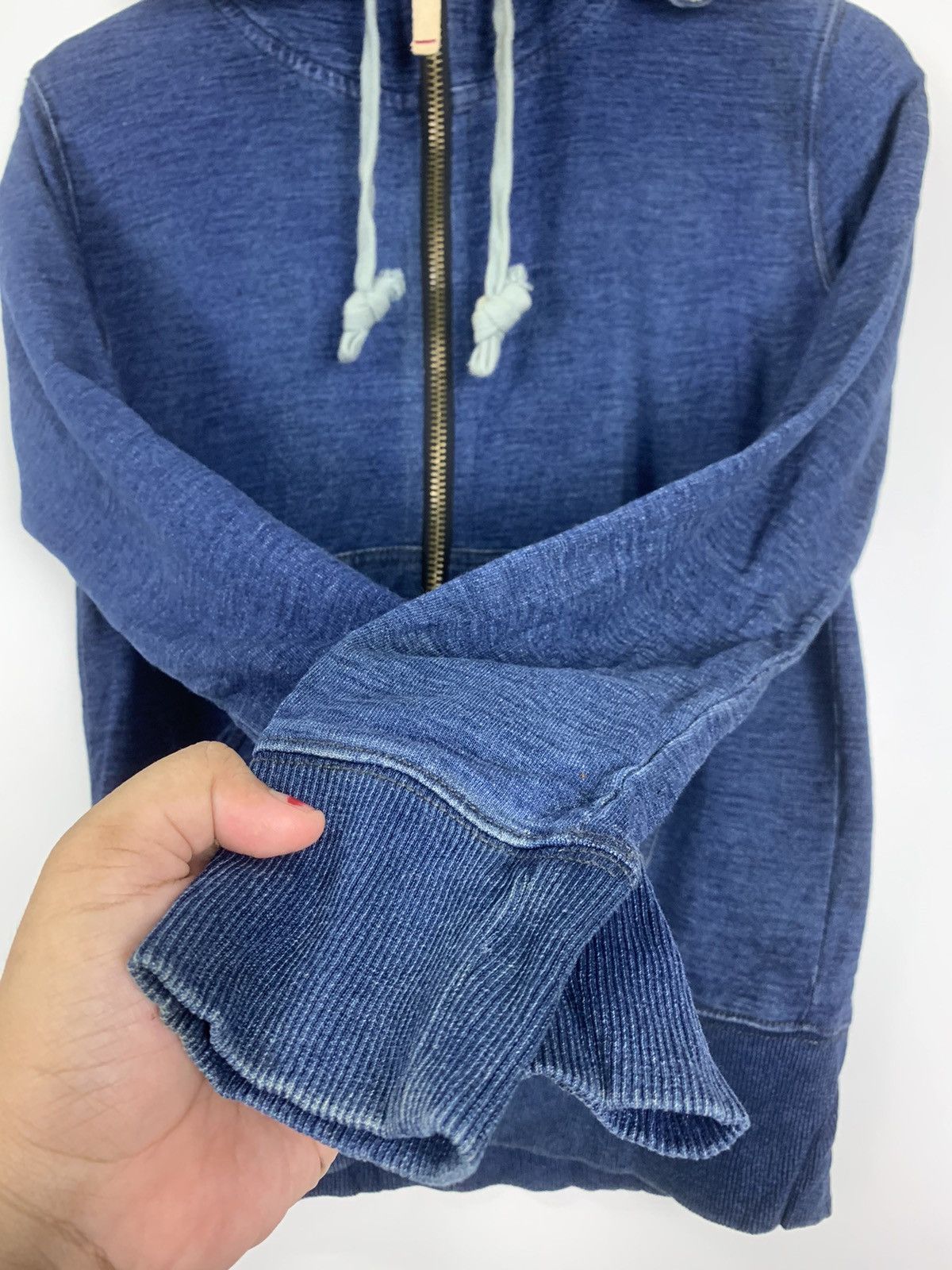 Indigo Vintage Indigo Hoddies Size US S / EU 44-46 / 1 - 8 Thumbnail