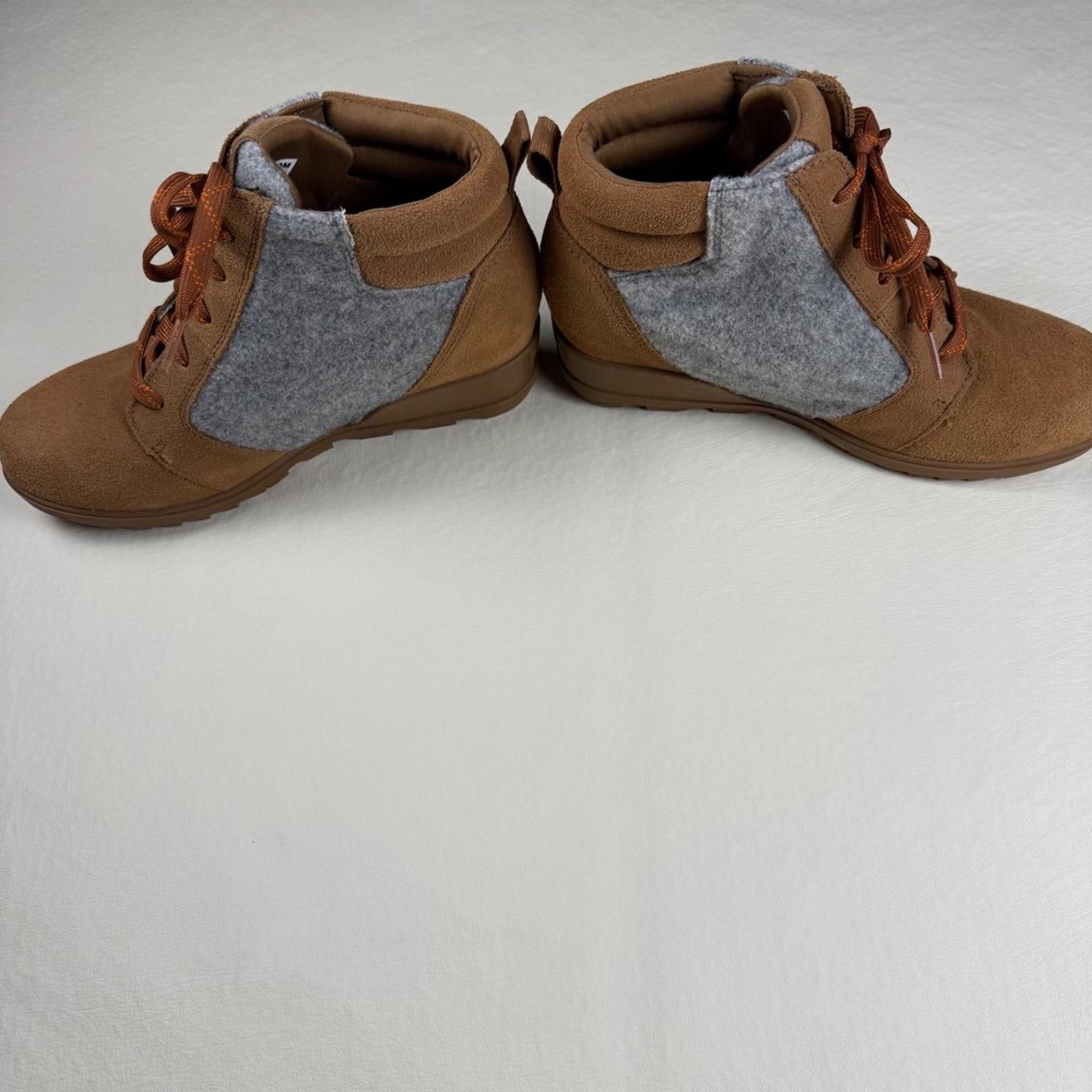 SOREL Sorel Evie Women's Waterproof Boots Suede Brown Size 8.5 Size US 8.5 / IT 38.5 - 4 Thumbnail