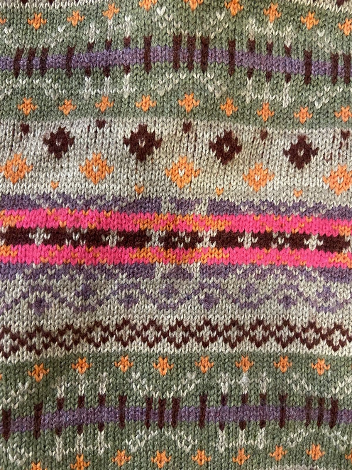 Kapital Kapital Fair Isle Letter Cartigan Size US L / EU 52-54 / 3 - 6 Thumbnail
