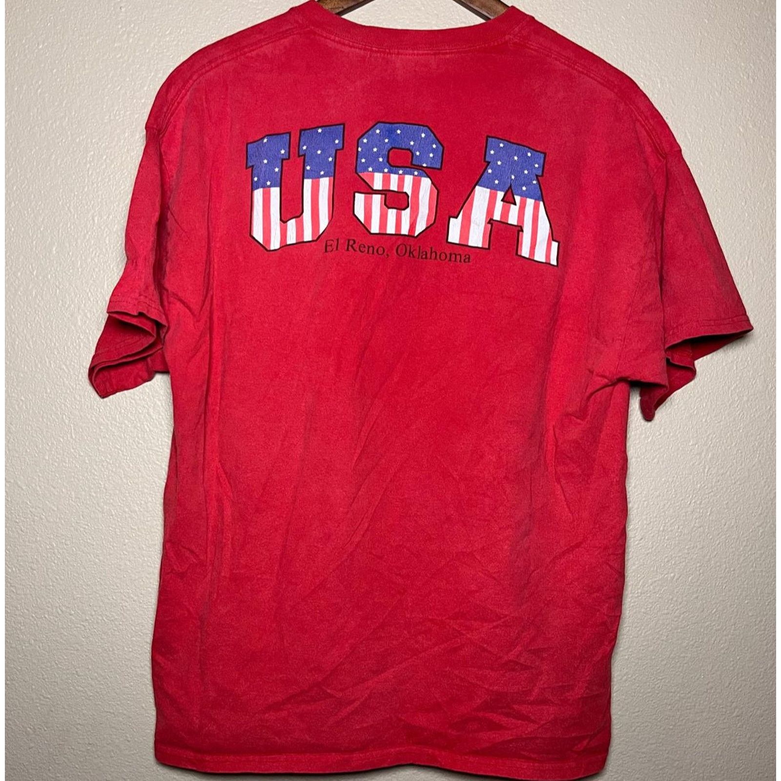 Gildan 🇺🇸 Gildan Route 66 Corvette Tee – Red Size XL Size US XL / EU 56 / 4 - 2 Thumbnail