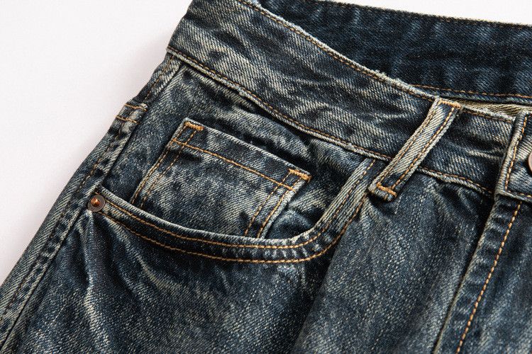 Japanese Brand × Jean Washed distressed vintage gradient jeans Size US 32 / EU 48 - 5 Thumbnail
