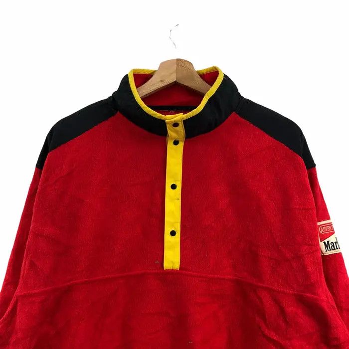 Marlboro Vtg 80’ MARLBORO ADVENTURE TEAM Red Fleece Jacket Size US XL / EU 56 / 4 - 2 Thumbnail