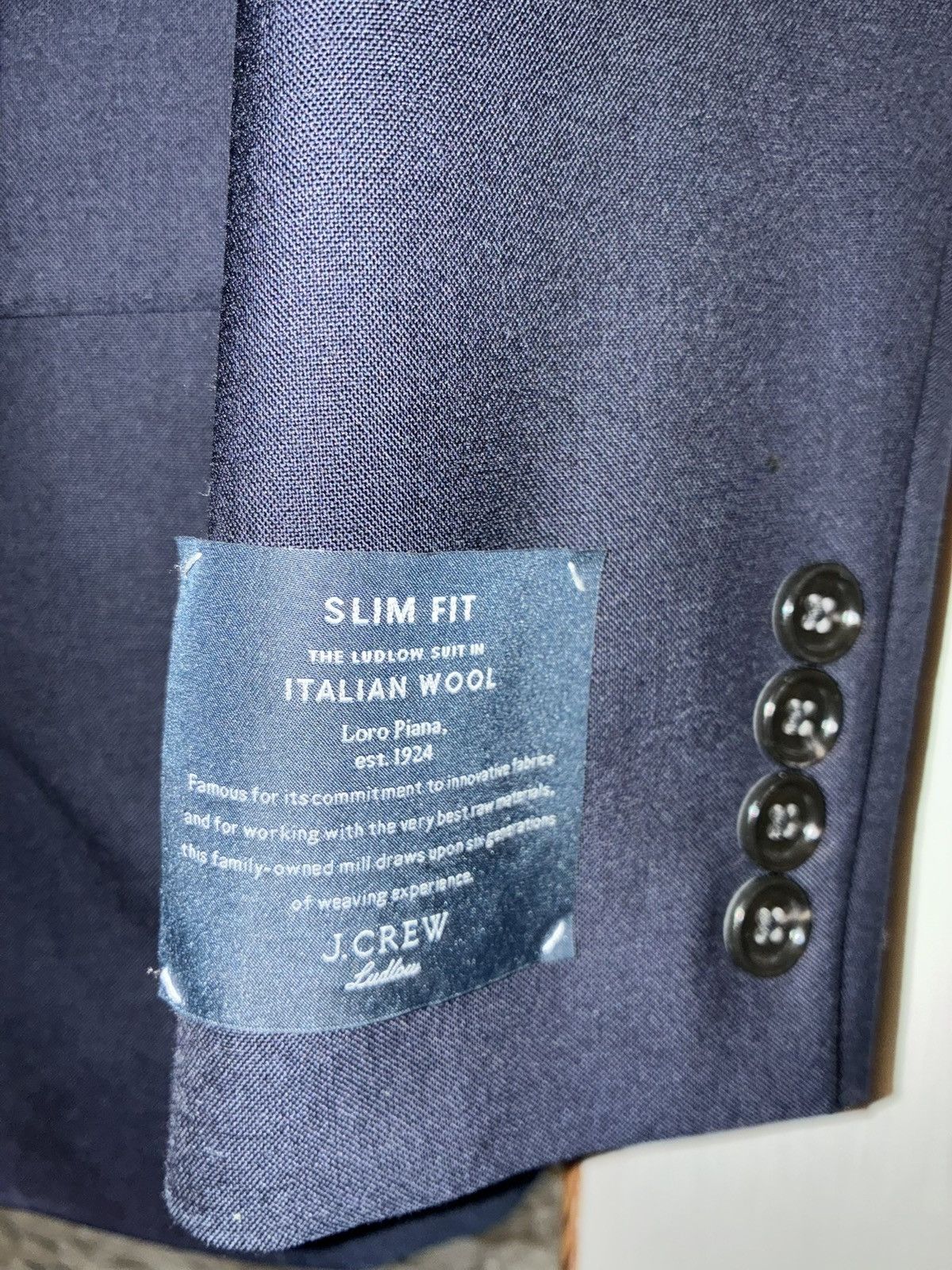 J.Crew × Loro Piana J-crew ludlow wool blazer made in Italy with Loro piana Size 34S - 2 Thumbnail