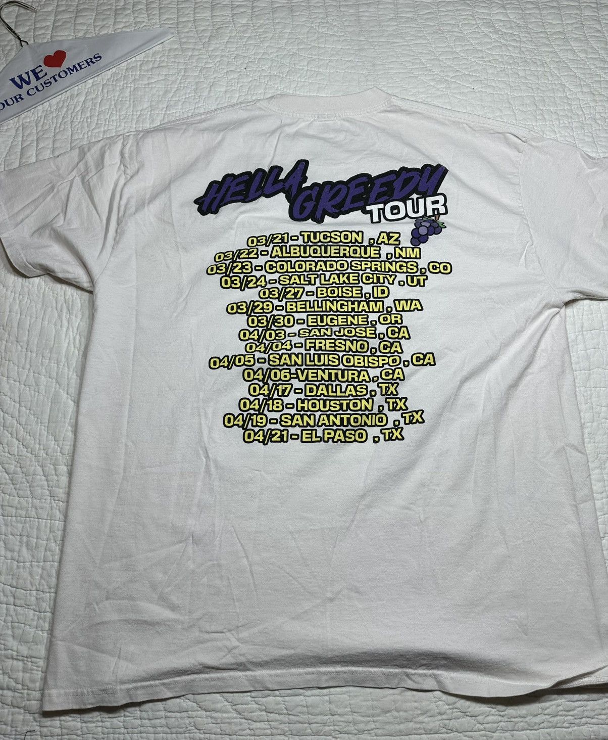 Band Tees 03 Greedo Hella Greedy Tour Tee/ Brand New Rare Style XL Size US XL / EU 56 / 4 - 2 Thumbnail