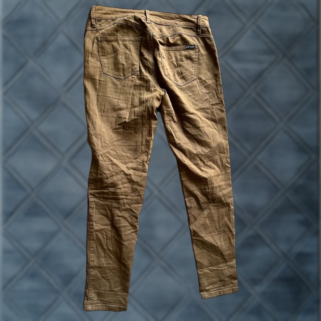 Guess G by GUESS Jeans Women's Dark Wash Brown Denim Skinny Size 25 Size 42" / US 20 - 1 Thumbnail
