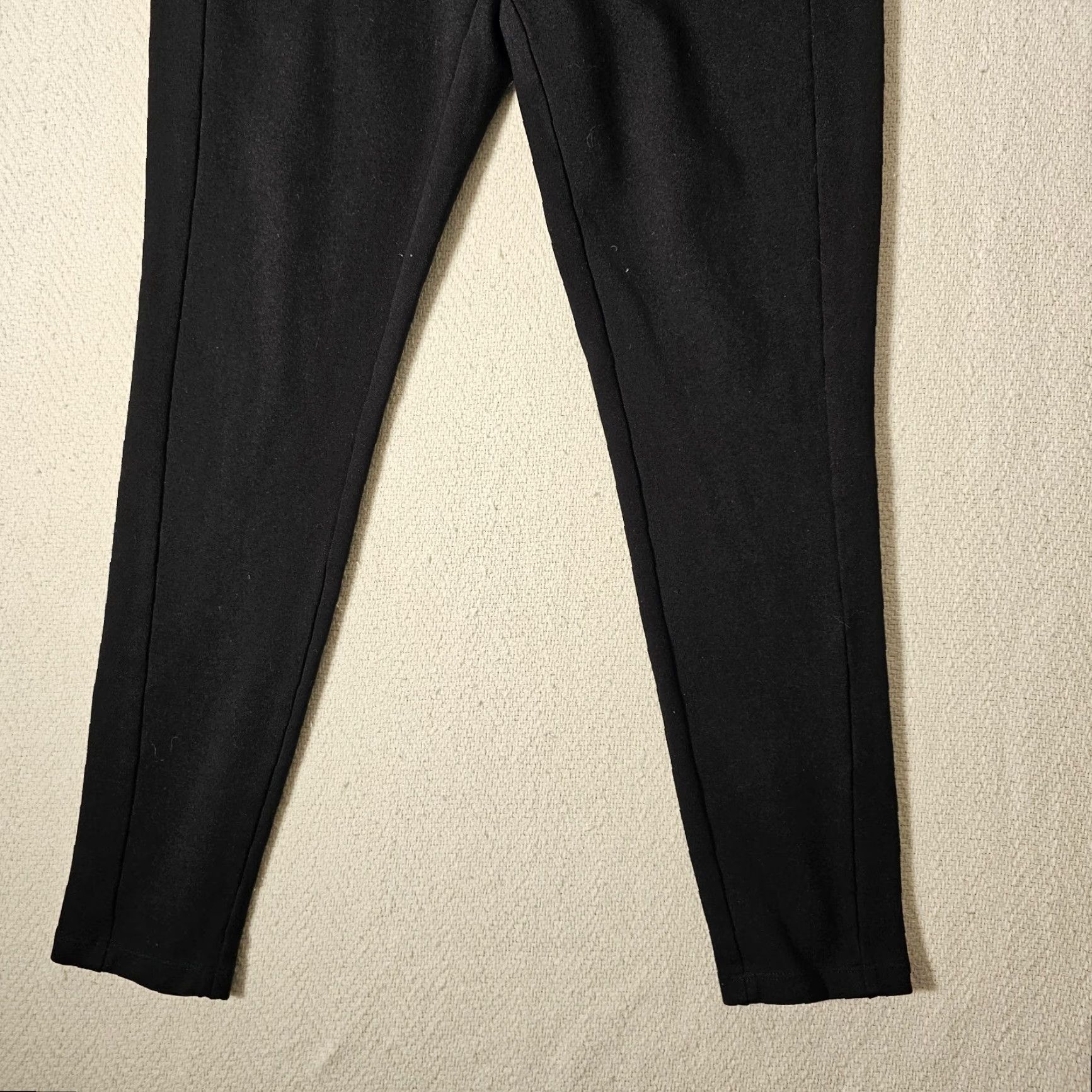 Ann Taylor Ann Taylor Loft Pants Womens Medium Legging Pointe Knit Skinny Black Stretch Dress Pants Regular Size 32" / US 10 / IT 46 - 2 Thumbnail