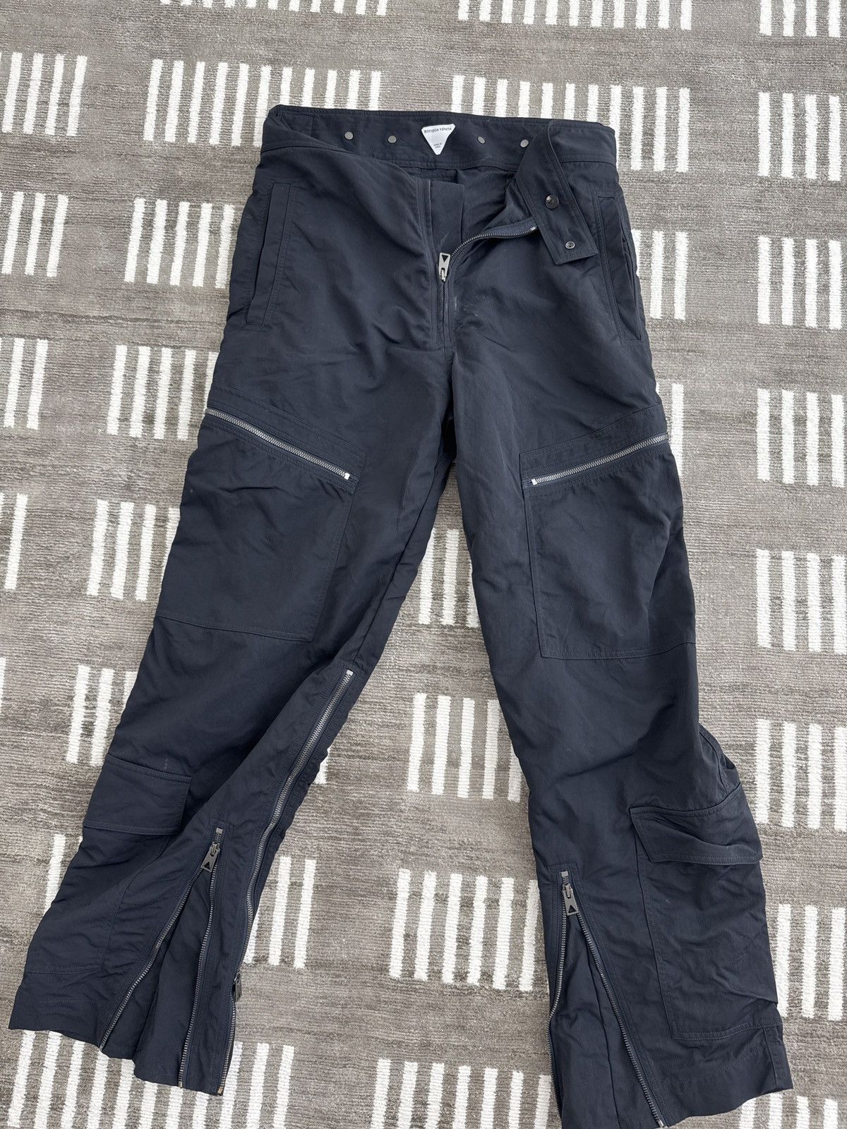 Bottega Veneta Bottega Veneta nylon zip pants | Grailed