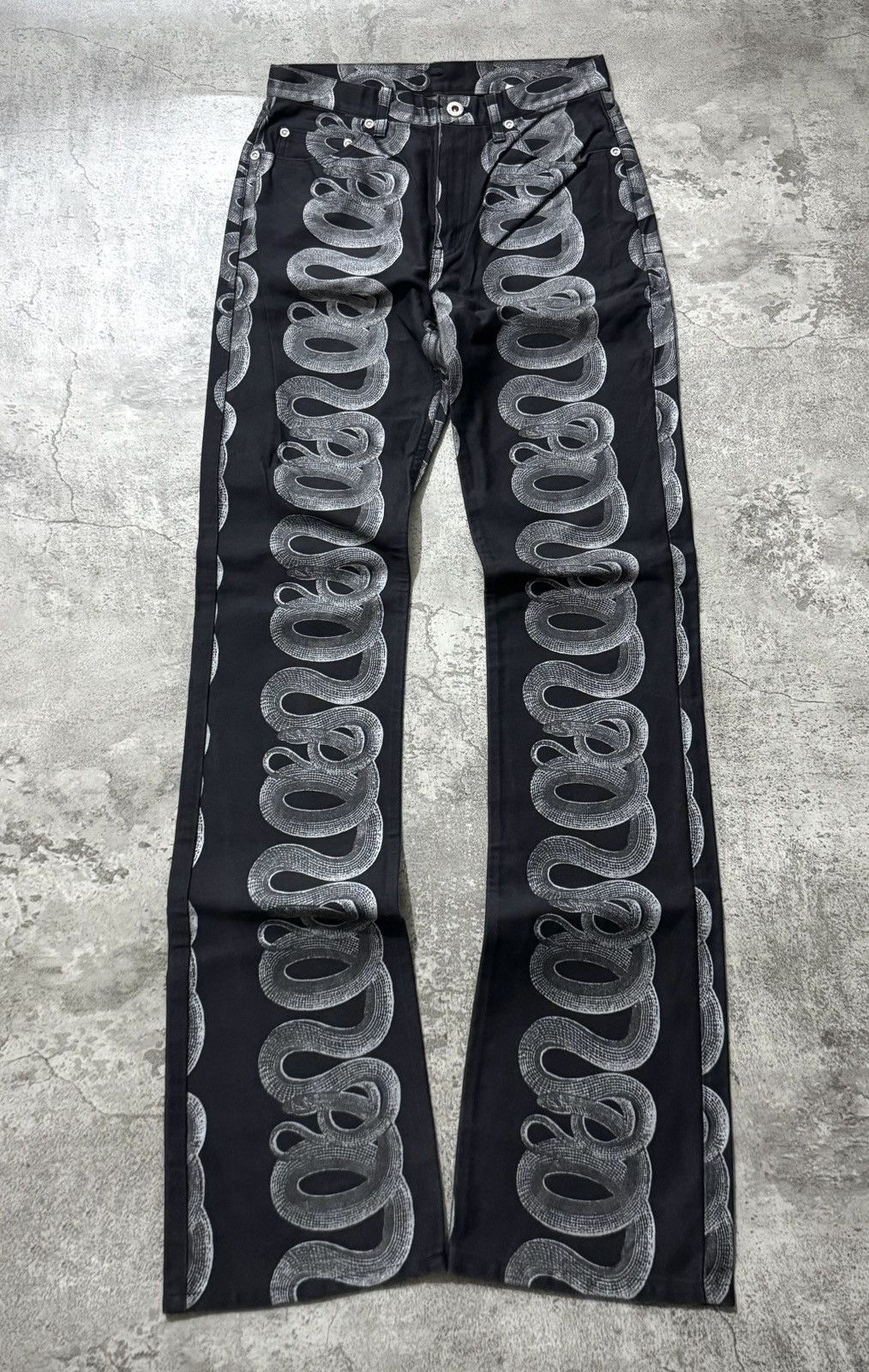 Hysteric Glamour SS98 HYSTERIC GLAMOUR SNAKE DENIM Size US 29 - 1 Thumbnail