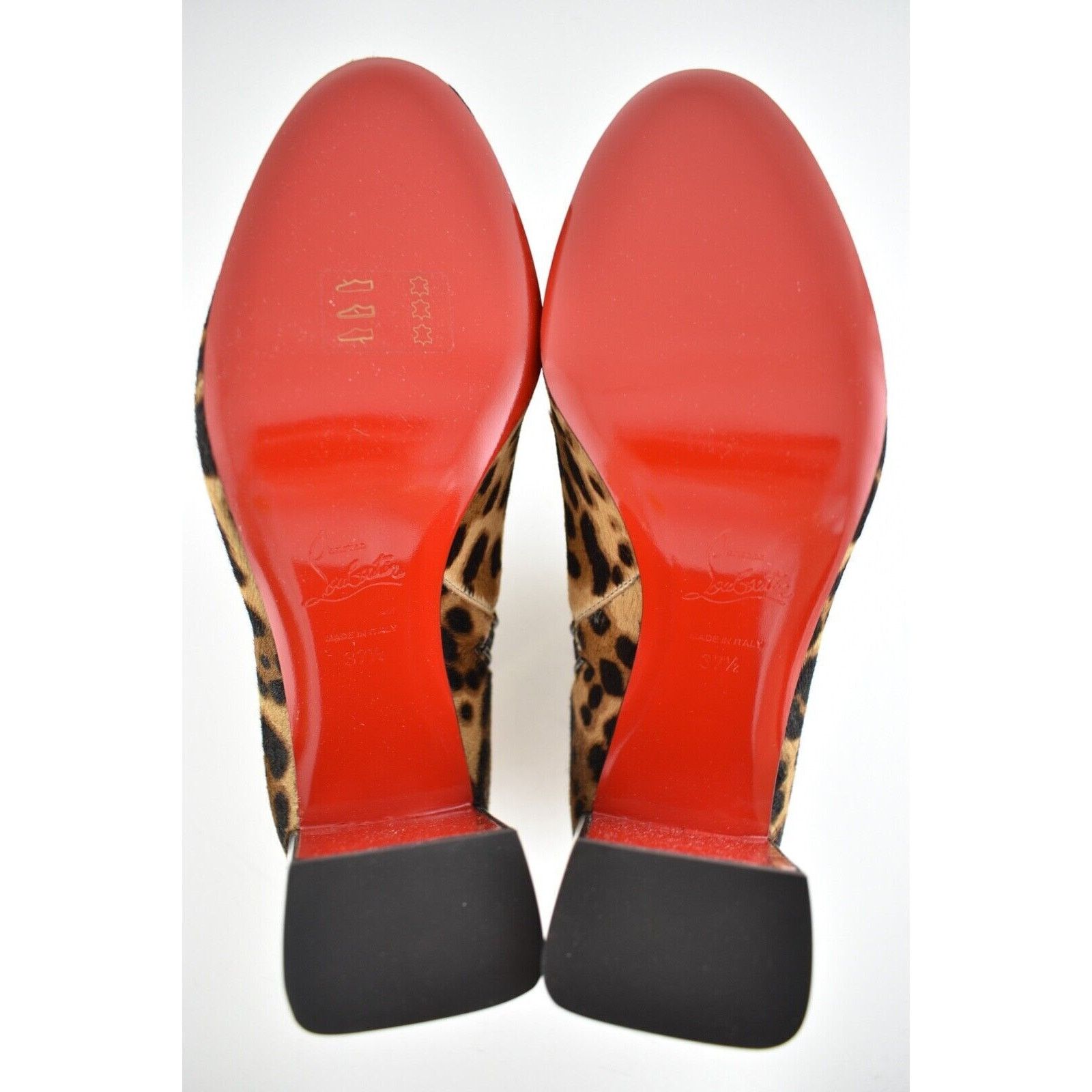 Christian Louboutin Christian Louboutin Castarika 85 Pony Leopard Black Ankle Size US 7.5 / IT 37.5 - 11 Thumbnail