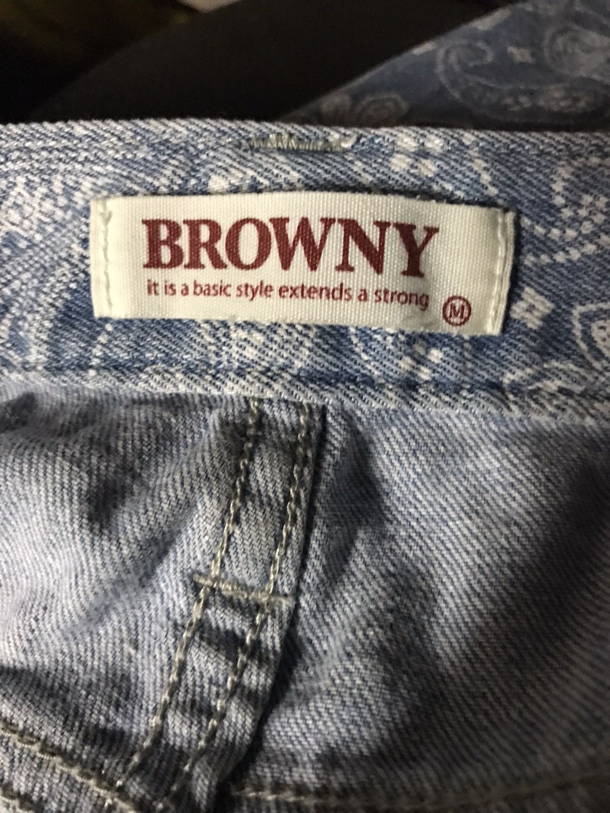 If Six Was Nine Browny Denim Skinny Jeans Fullprint Size 29" - 6 Thumbnail