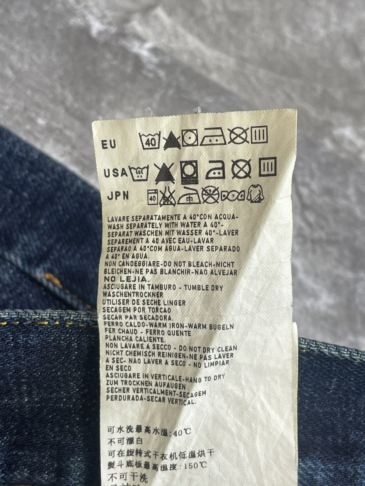 Stone Island Vintage Stone Island Baggy Denim Jeans Patch Logo 90s Y2k Size US 32 / EU 48 - 20 Thumbnail