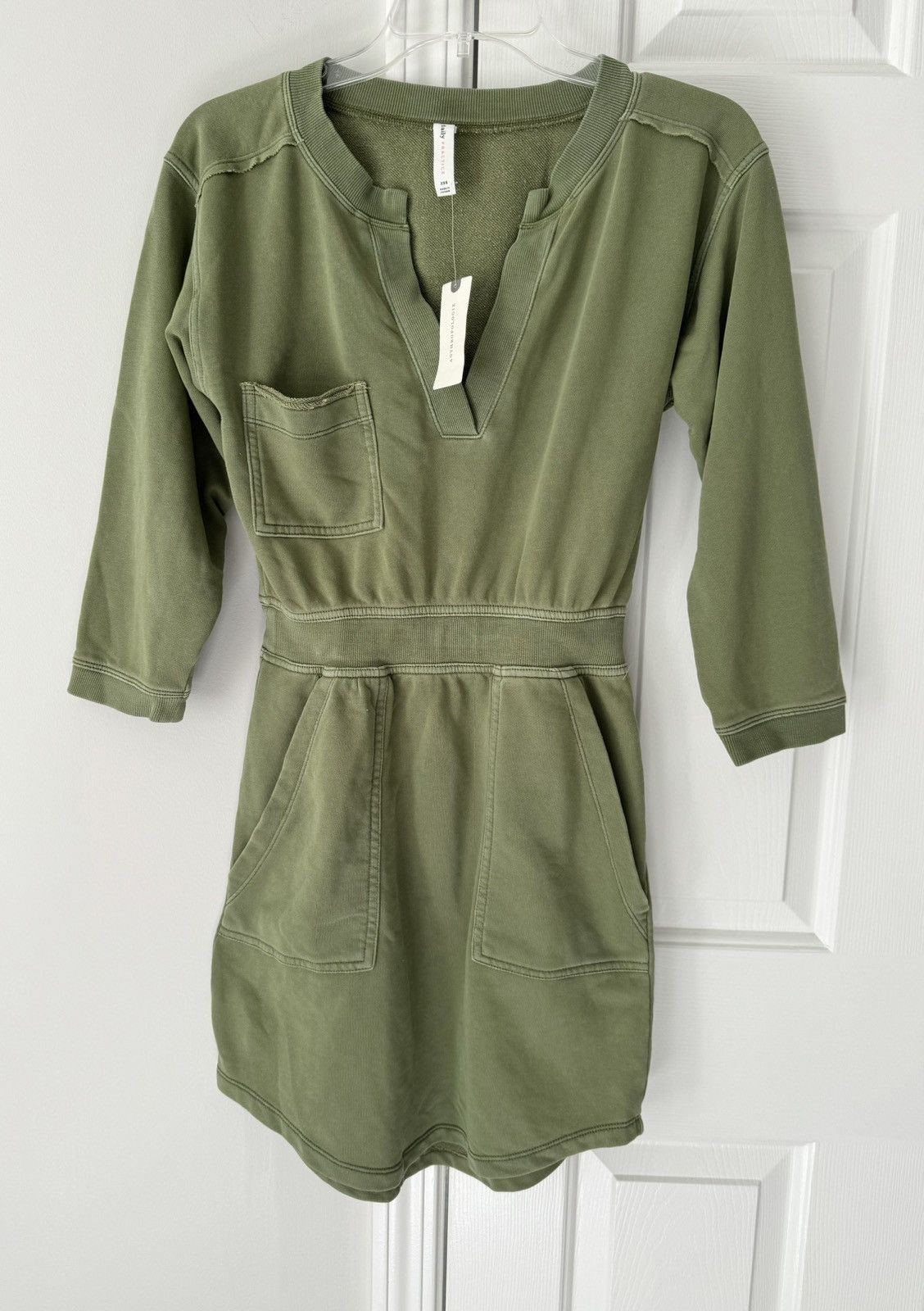Anthropologie Anthropologie Daily Practice Utility Mini Dress, Size XXS Size XXS / US 00 / IT 34 - 6 Thumbnail