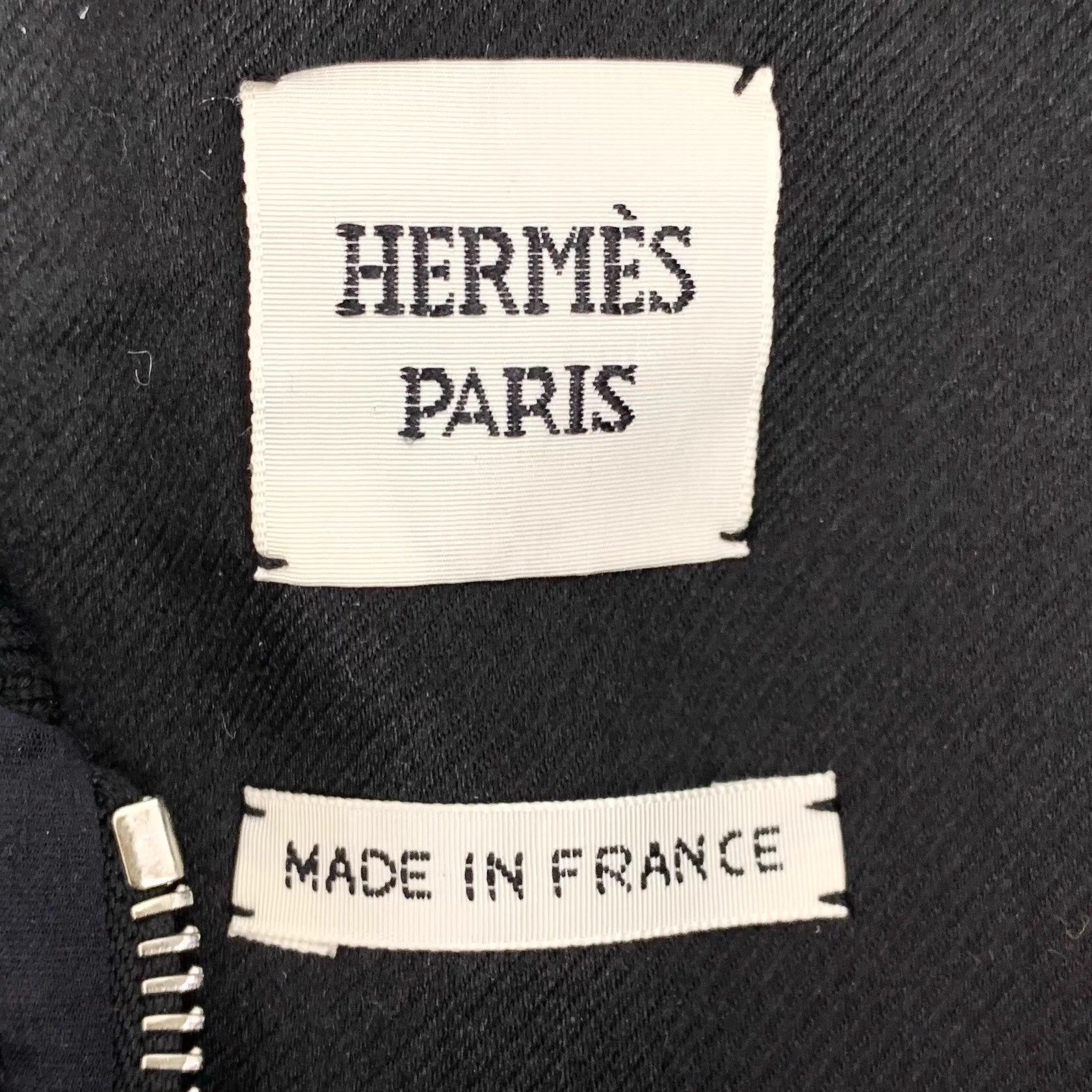 Hermes LW0343 Hermes Black Polka Dot Print Silk Long Sleeve Jacket Size XS / US 0-2 / IT 36-38 - 6 Thumbnail