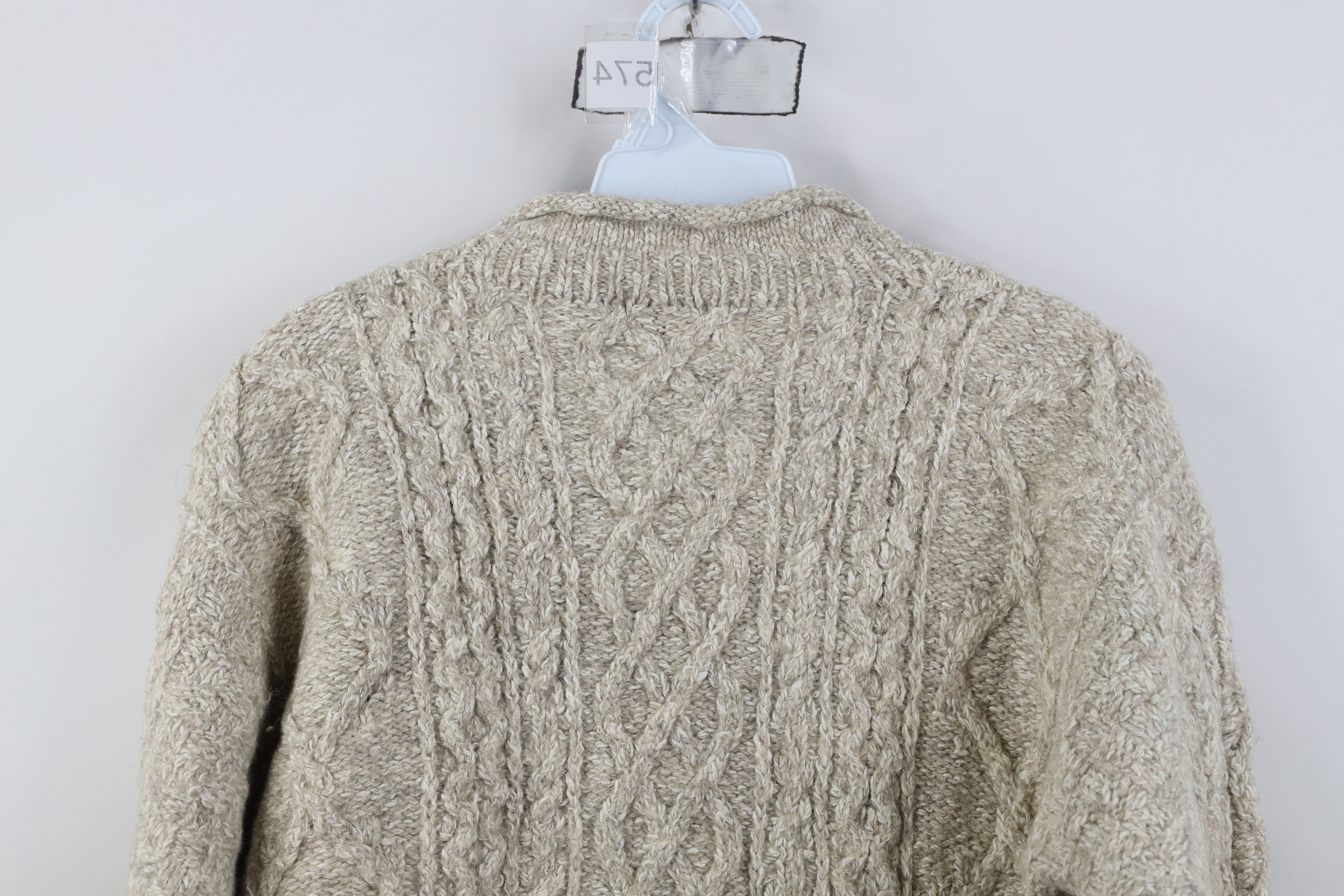 Vintage Vintage 90s Streetwear Wool Chunky Fisherman Knit Sweater Size M / US 6-8 / IT 42-44 - 12 Thumbnail