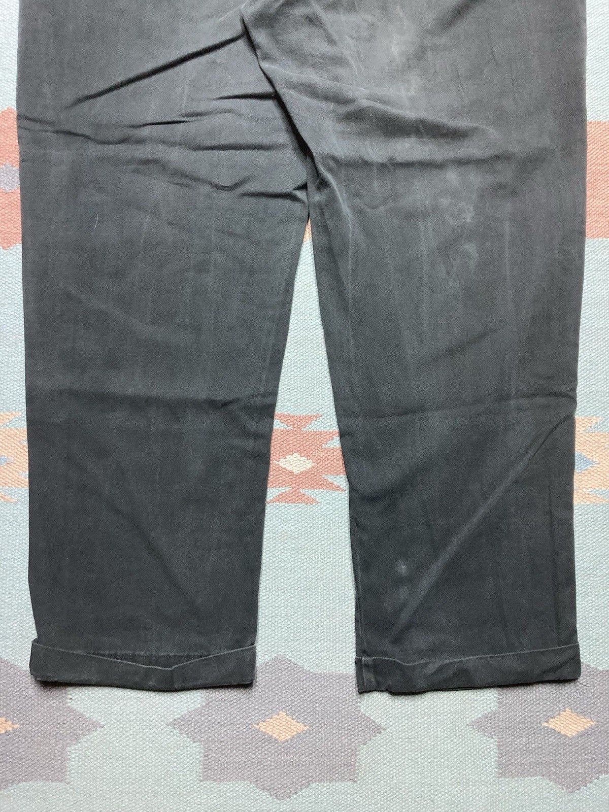 Vintage 1950s chino work pants sail cloth cotton twill work 43x30 Size US 42 / EU 58 - 2 Thumbnail