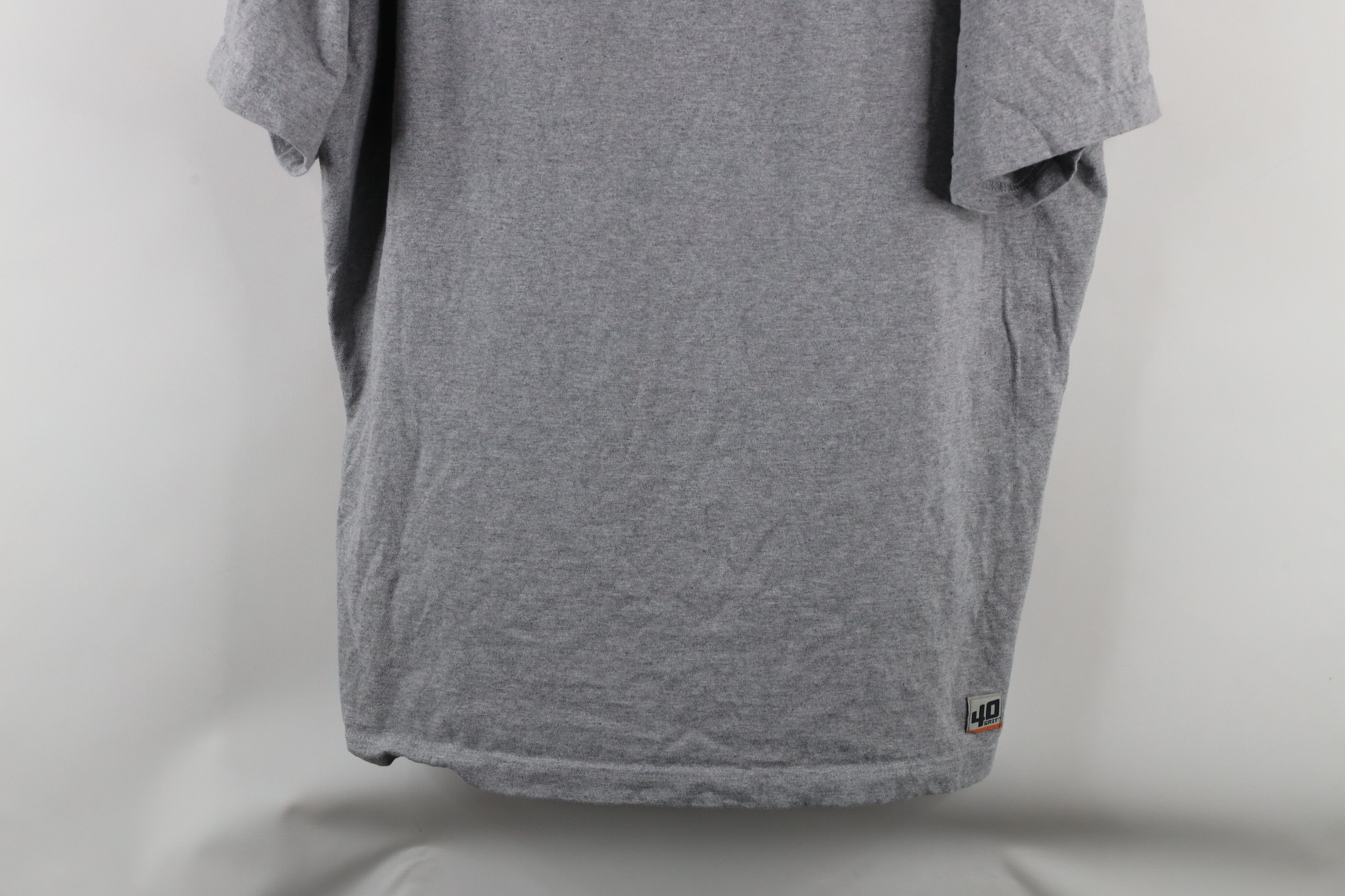 Duluth Trading Company × Vintage Duluth Trading Co 40 Grit Blank Short Sleeve T-Shirt Gray Size US XL / EU 56 / 4 - 3 Thumbnail