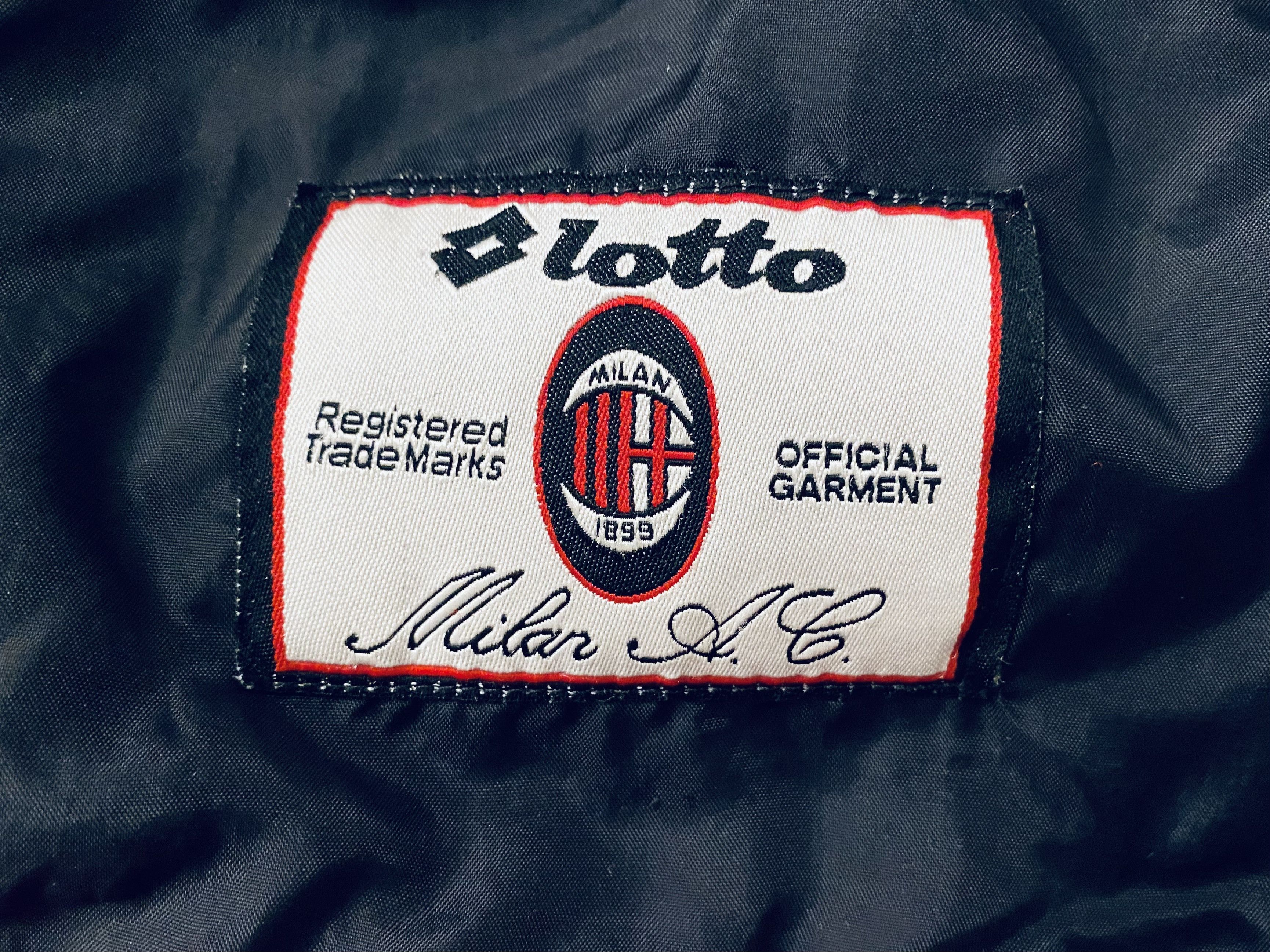 Lotto Sport AC Milan Football Training Jacket 1995 - 1996 Size US M / EU 48-50 / 2 - 9 Thumbnail