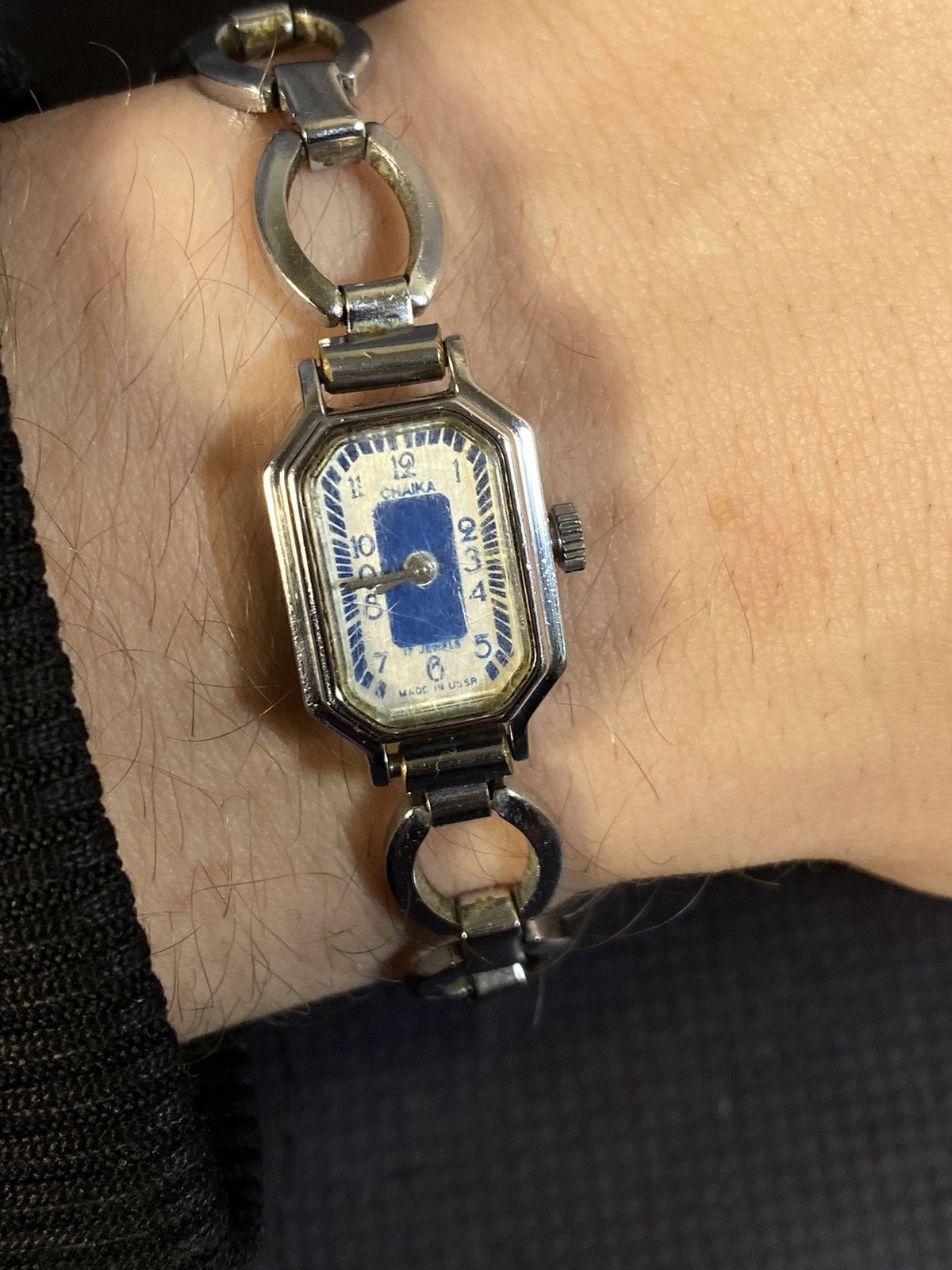 Vintage Vintage Chaika Blue Dial Watch USSR Size ONE SIZE - 11 Thumbnail