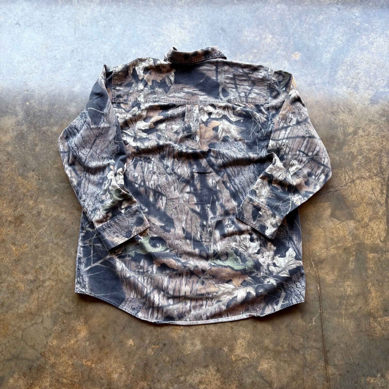 Mossy Oaks Vintage 80s Mossy oaks camo cotton Shirt Size US XL / EU 56 / 4 - 4 Thumbnail