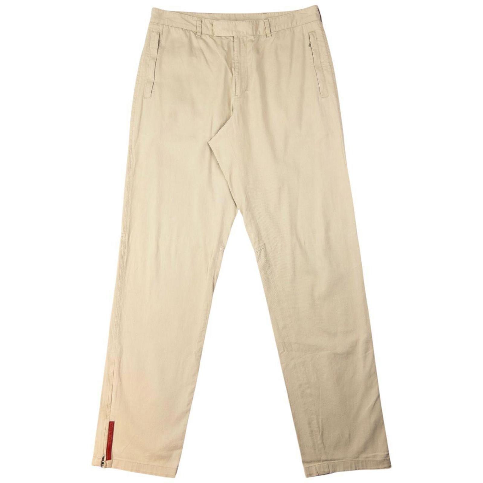 Prada Vintage Prada Sport Zip Cuff Trousers Size W31 Size US 31 - 2 Thumbnail