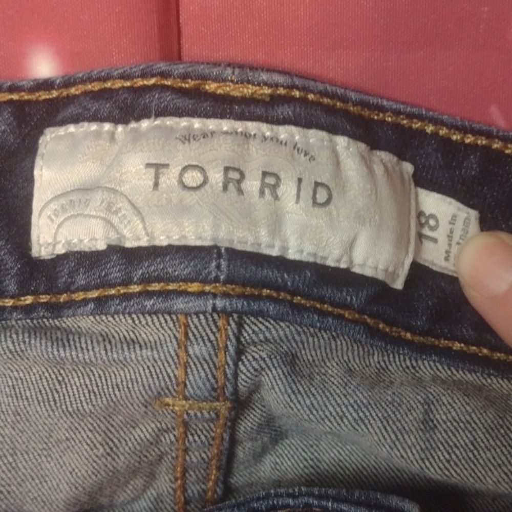 Torrid Torrid Jean Shorts Size 18 Size 40" / US 18 - 2 Thumbnail
