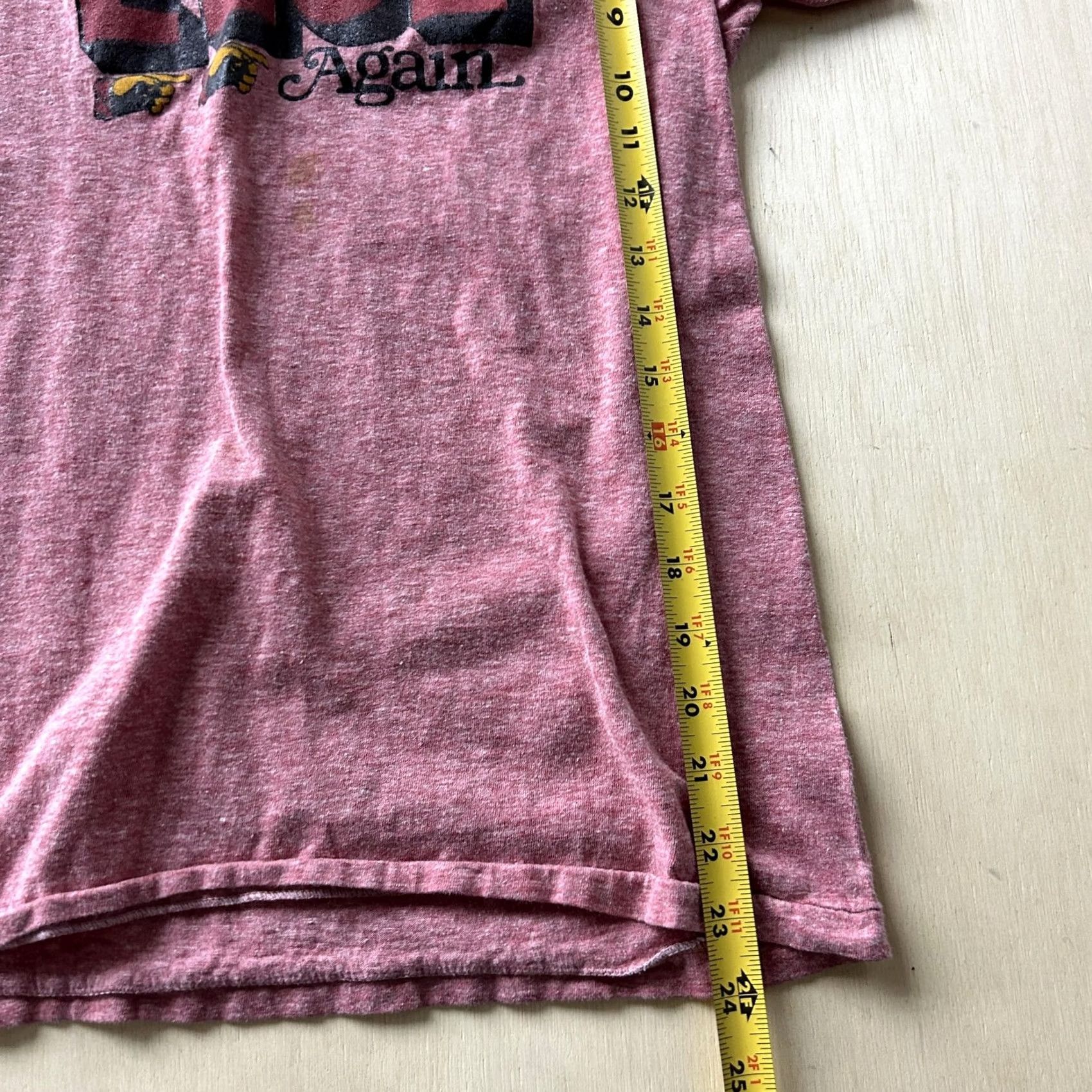 Vintage VINTAGE Mayo Spruce T-Shirt Mens Medium Red Graphic Print SOMETHING ELSE Again Crew Neck Short Sleeve Ringer Tee Size US M / EU 48-50 / 2 - 7 Thumbnail