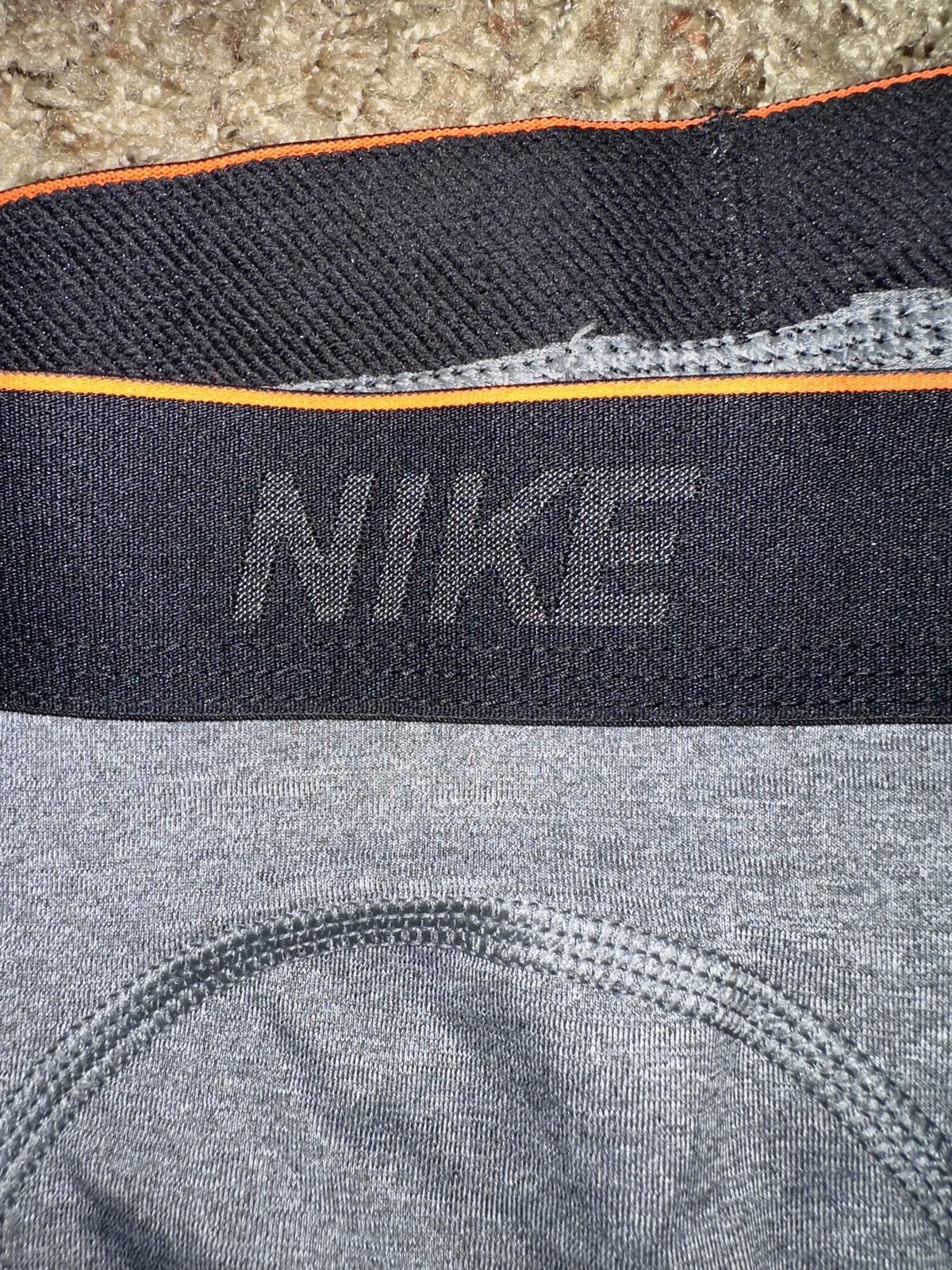 Nike Mens Nike Dri Fit Grey Long Boxer Briefs Size ONE SIZE - 3 Thumbnail