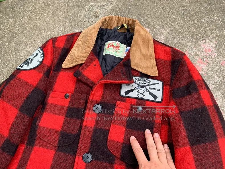 Schott Schott Vintage wool hunting jacket Size US S / EU 44-46 / 1 - 2 Thumbnail